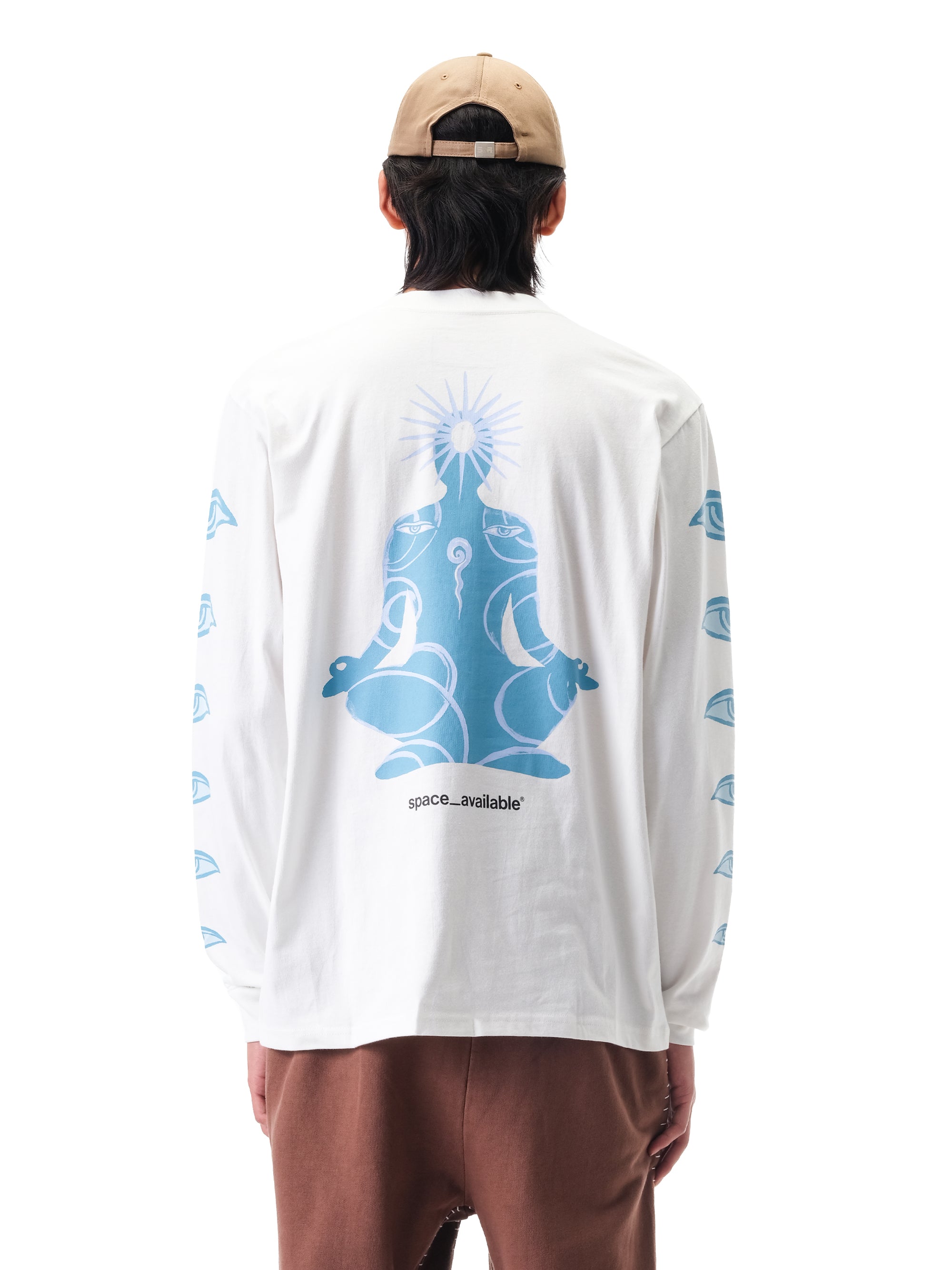 Minds Eye Long Sleeve T-shirt White