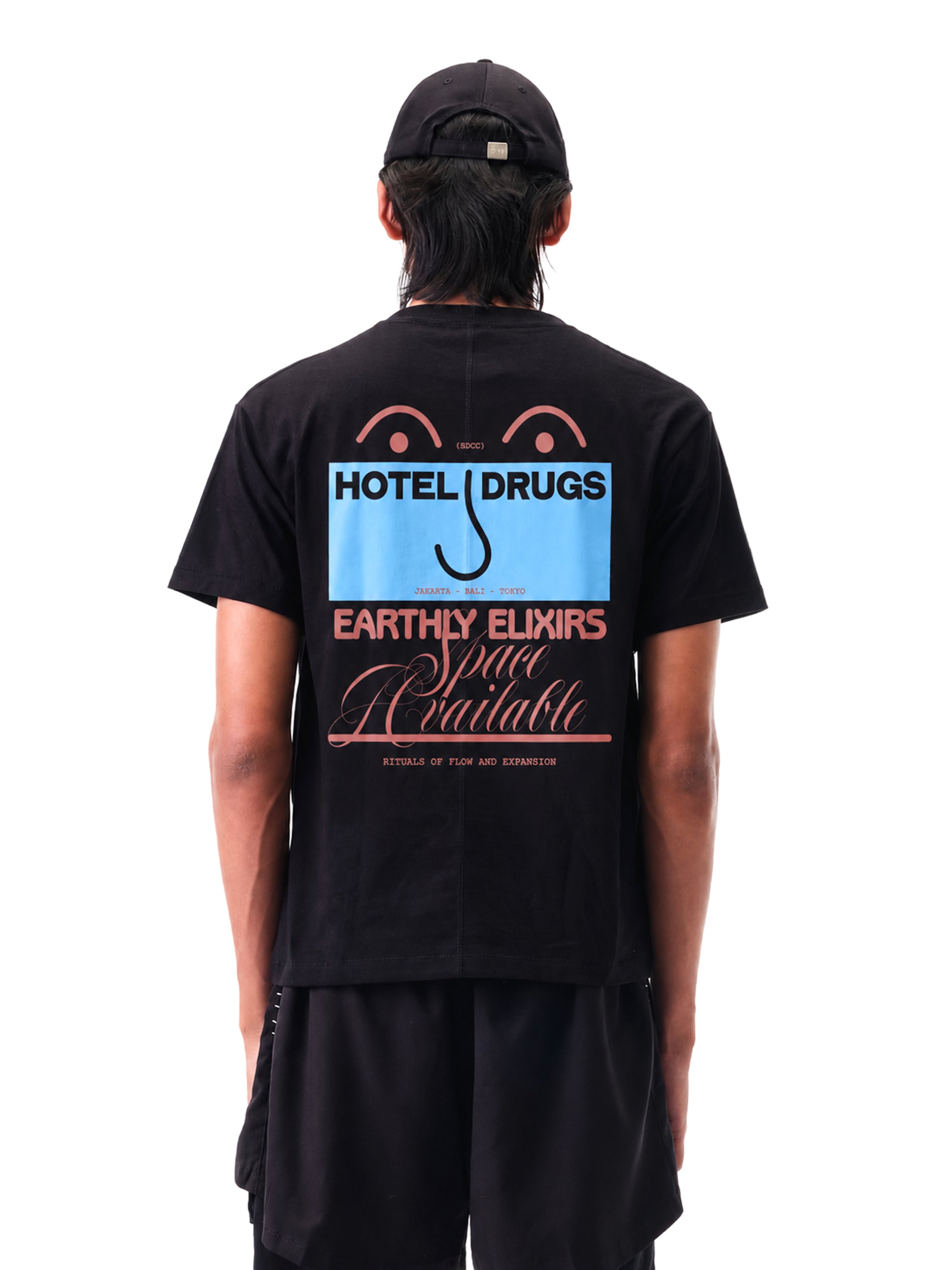SA x Hotel Drug Tee Black