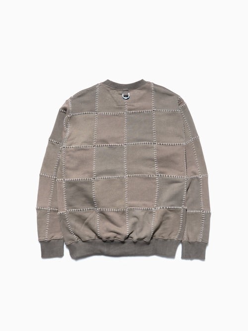 Artisan Patch Sweatshirt Brown