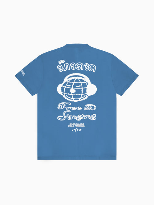 SA x PP Free & Singing Tee Blue