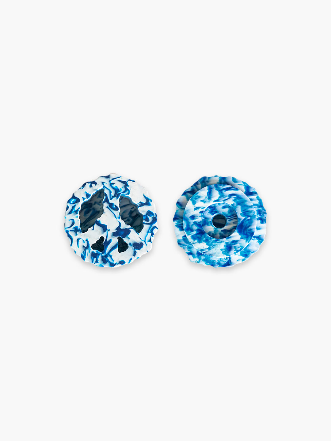 Recycled 7 Inch Vinyl Adapter Blue