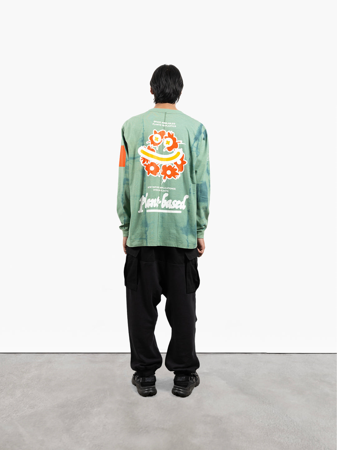 Plant-based Long Sleeve T-shirt Green