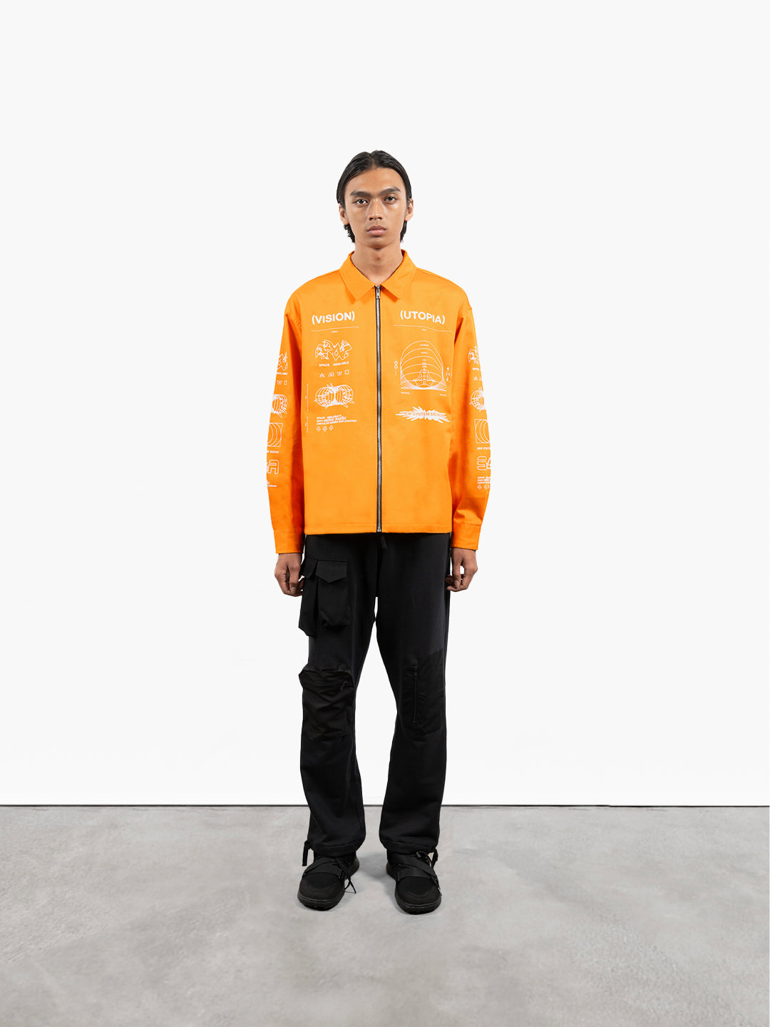 Utopia Work Jacket Orange – Space Available