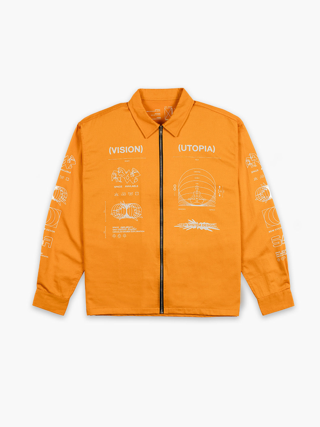 Utopia Work Jacket Orange – Space Available