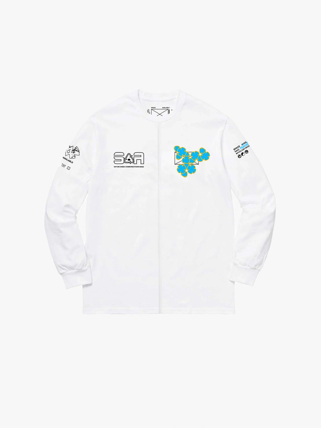Upcycled Earth Long-Sleeve White
