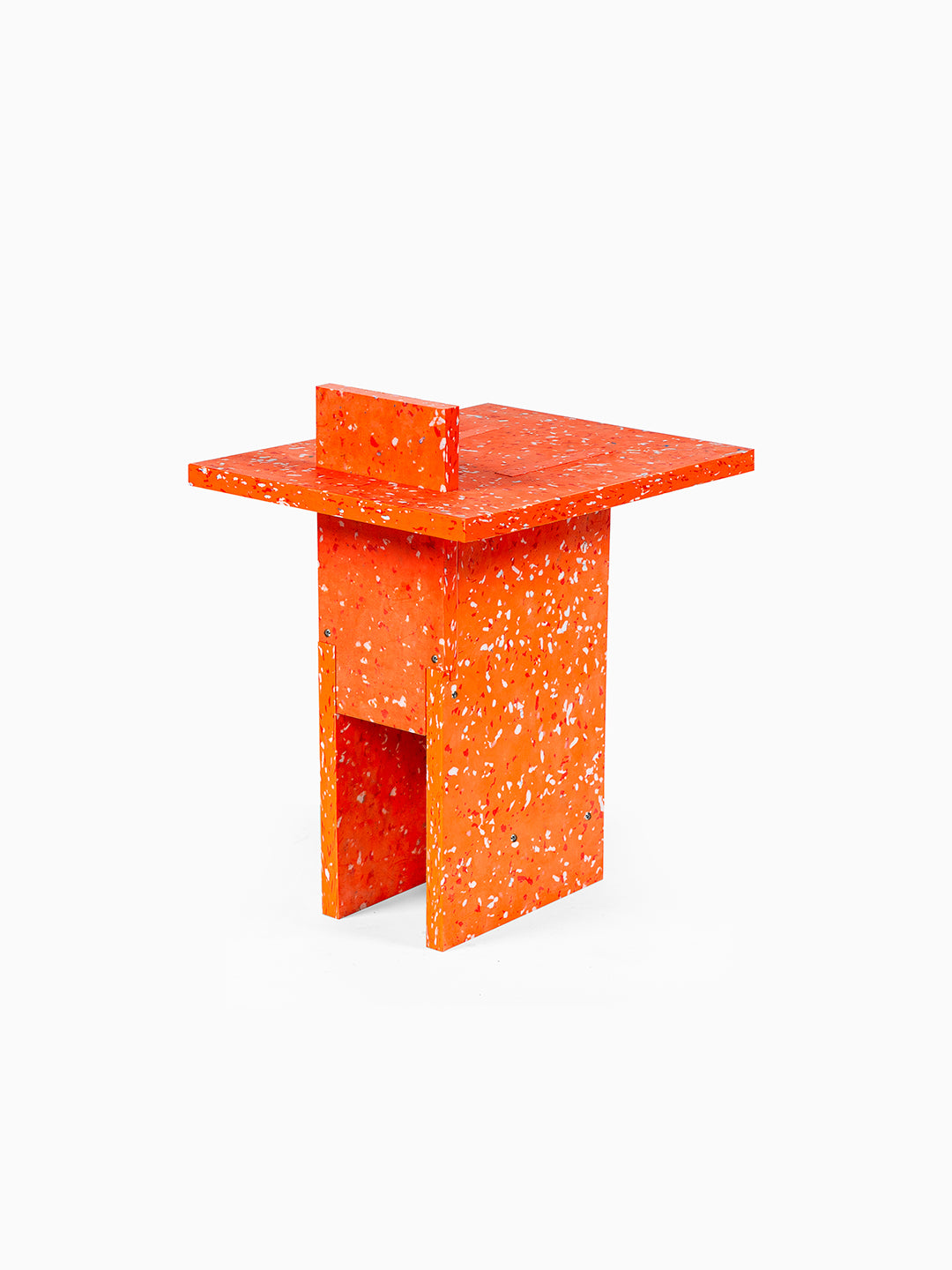 Self-Assembly Stool Orange