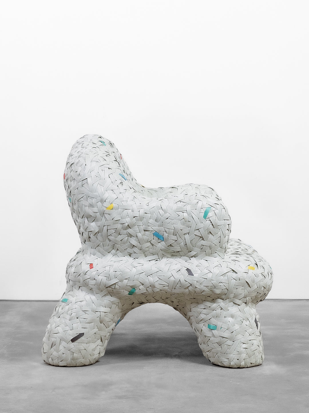 Artisanal Woven Chair White