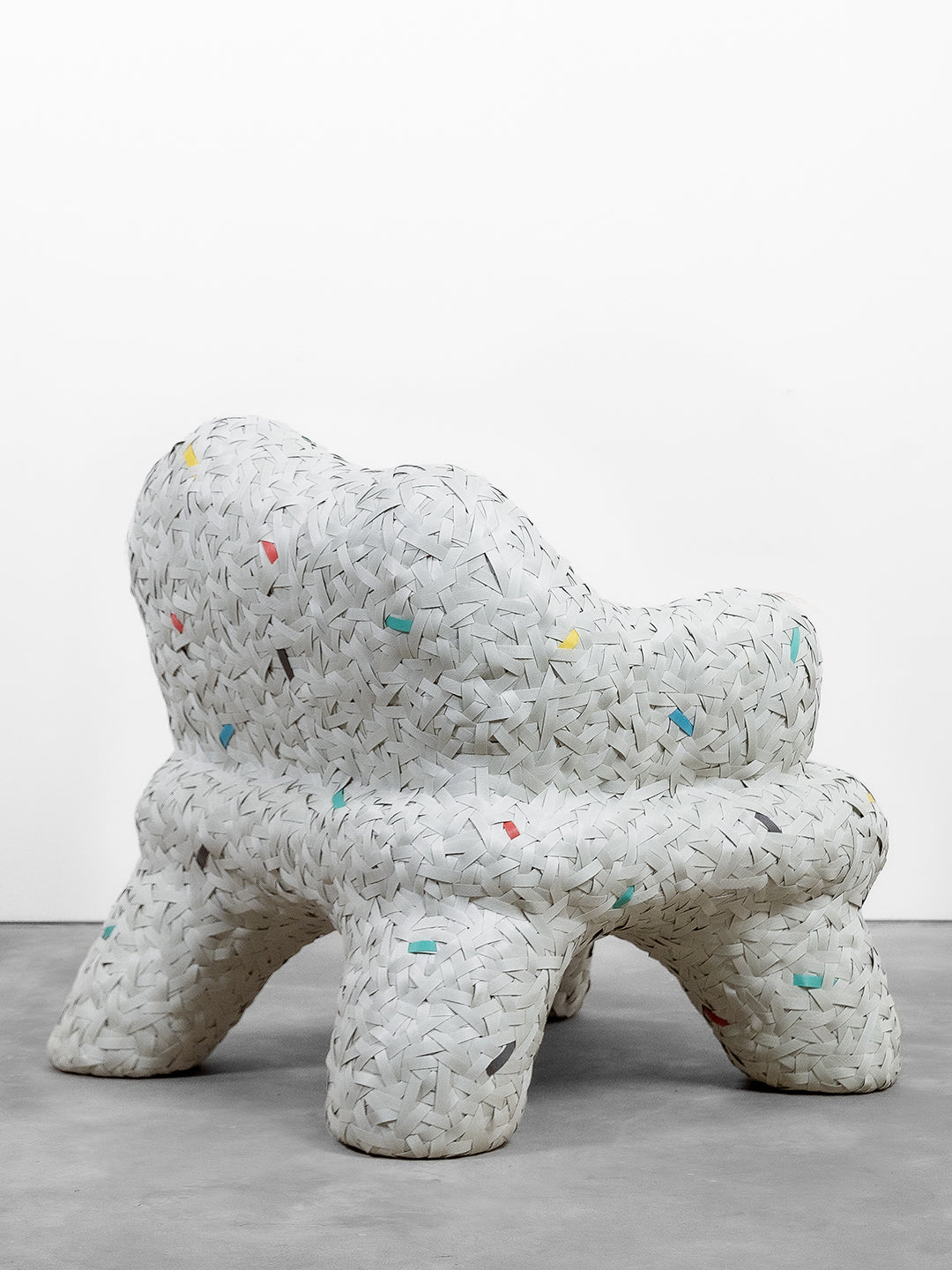 Artisanal Woven Chair White