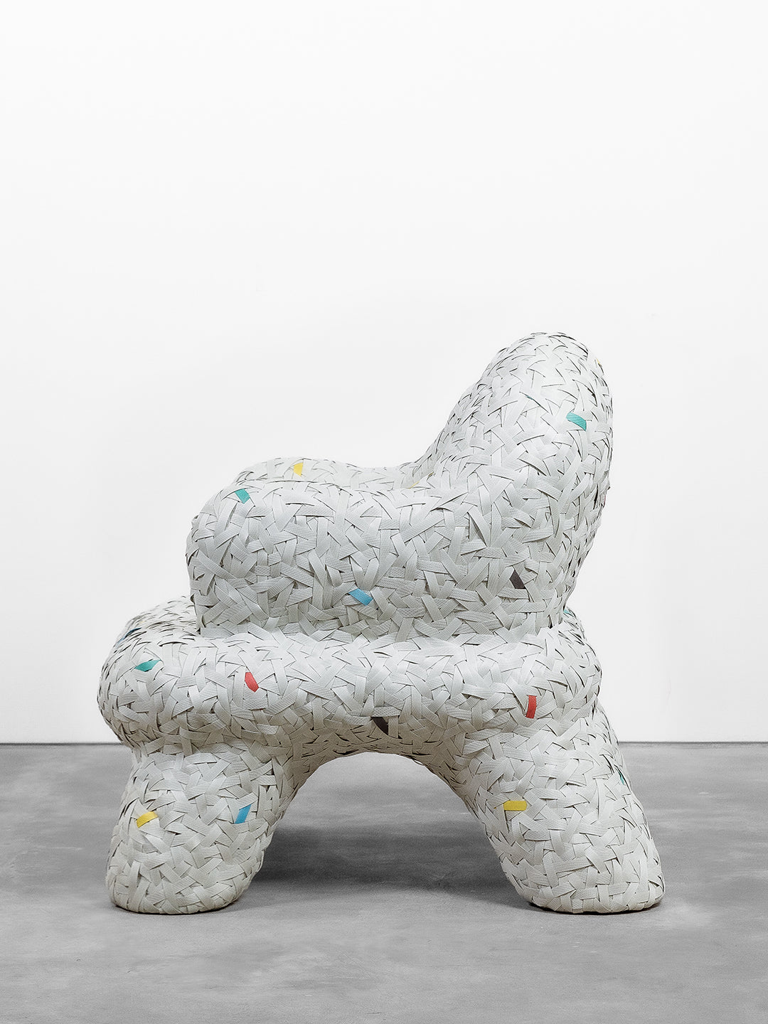 Artisanal Woven Chair White