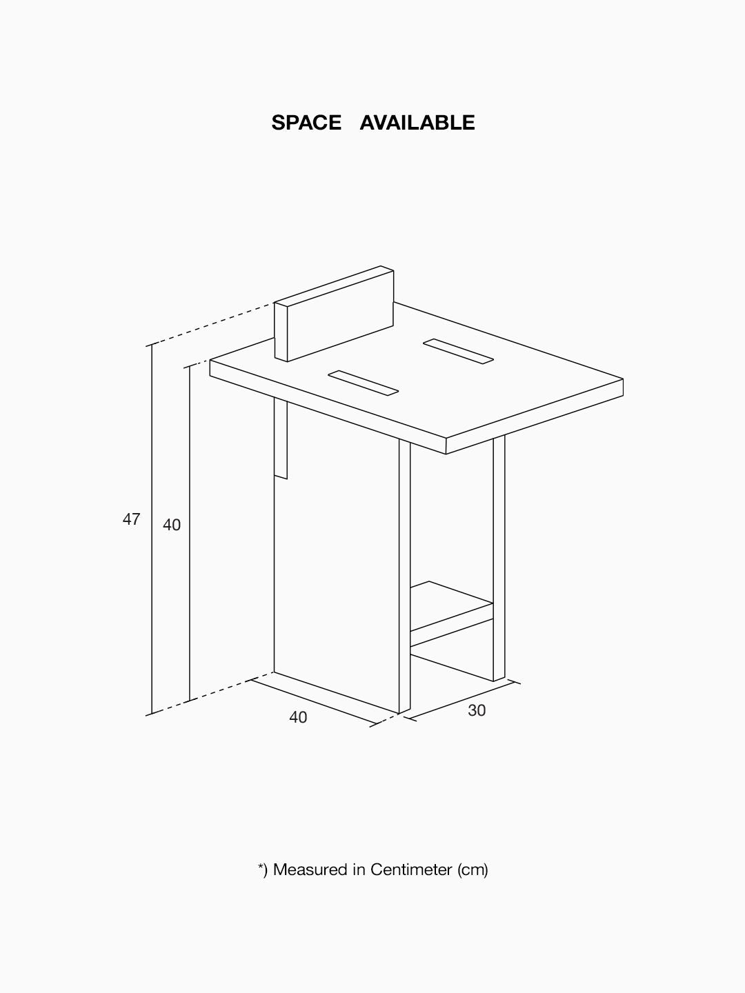 Self-Assembly Stool Orange