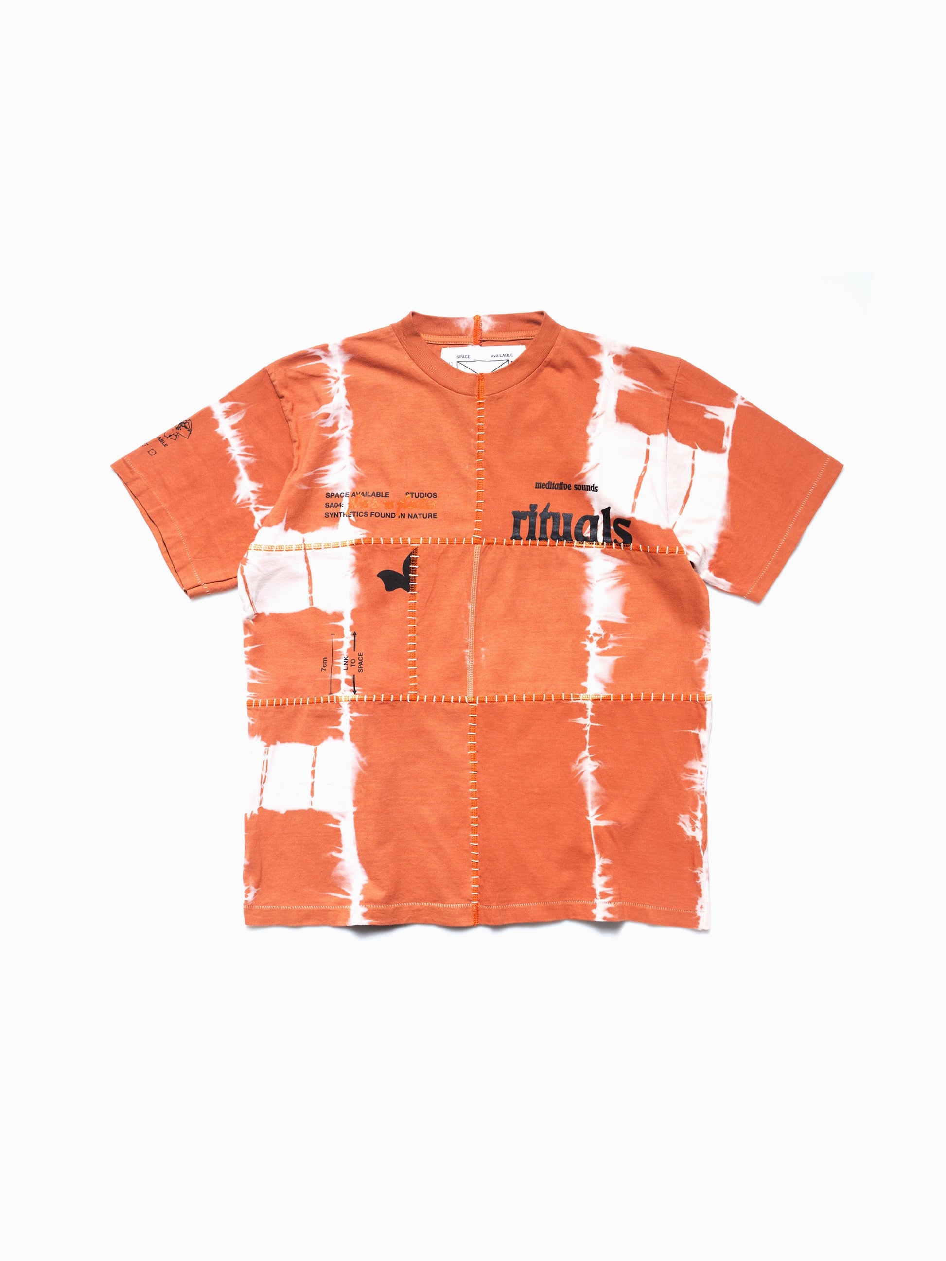 Upcycled Plant Dye Tee Orange