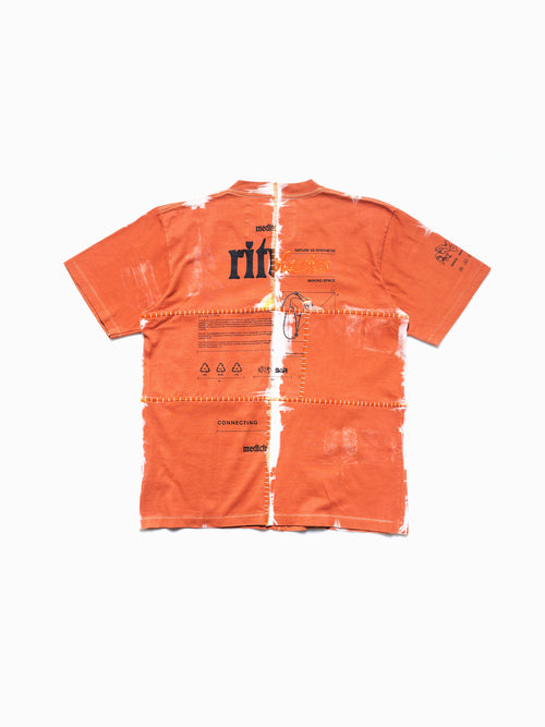 Upcycled Plant Dye Tee Orange