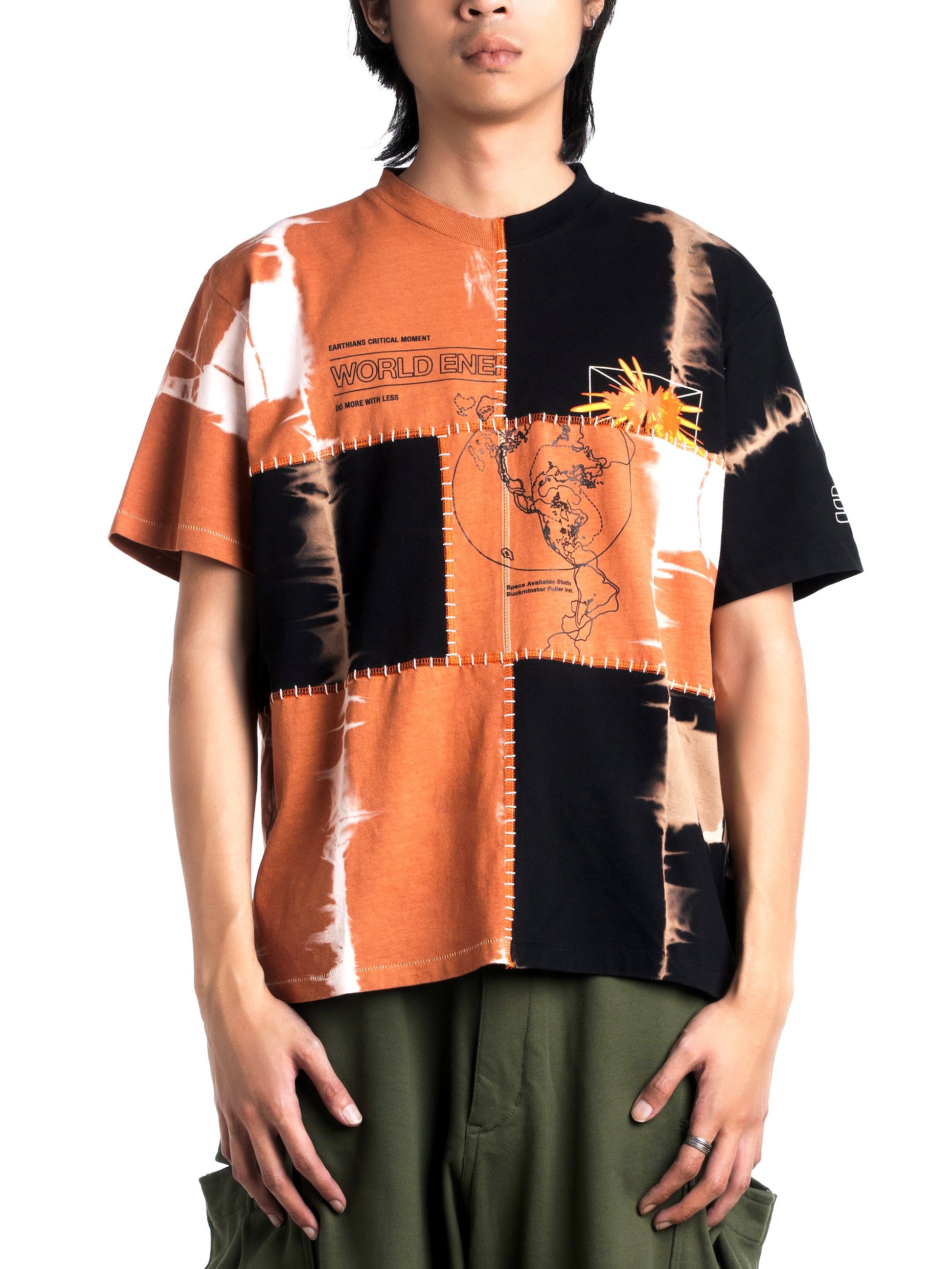 Upcycled Plant Dye Tee Orange