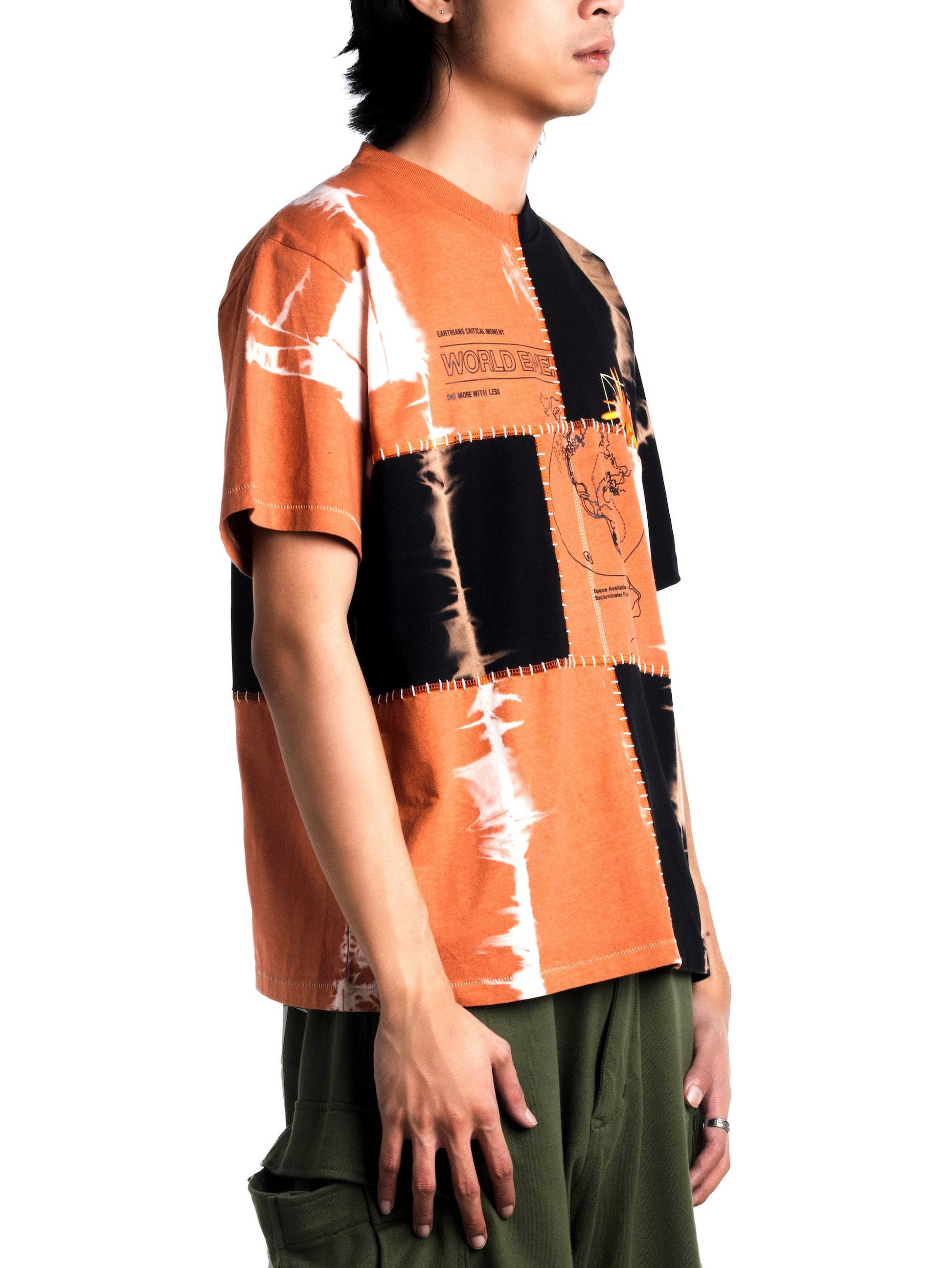 Upcycled Plant Dye Tee Orange