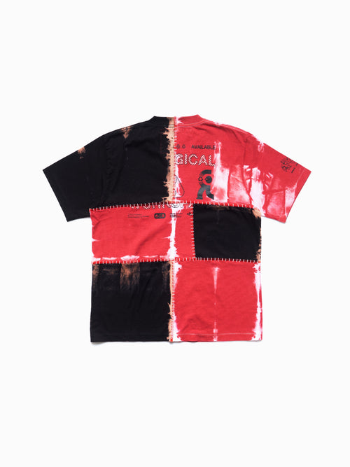 Upcycled Plant Dye Tee Red