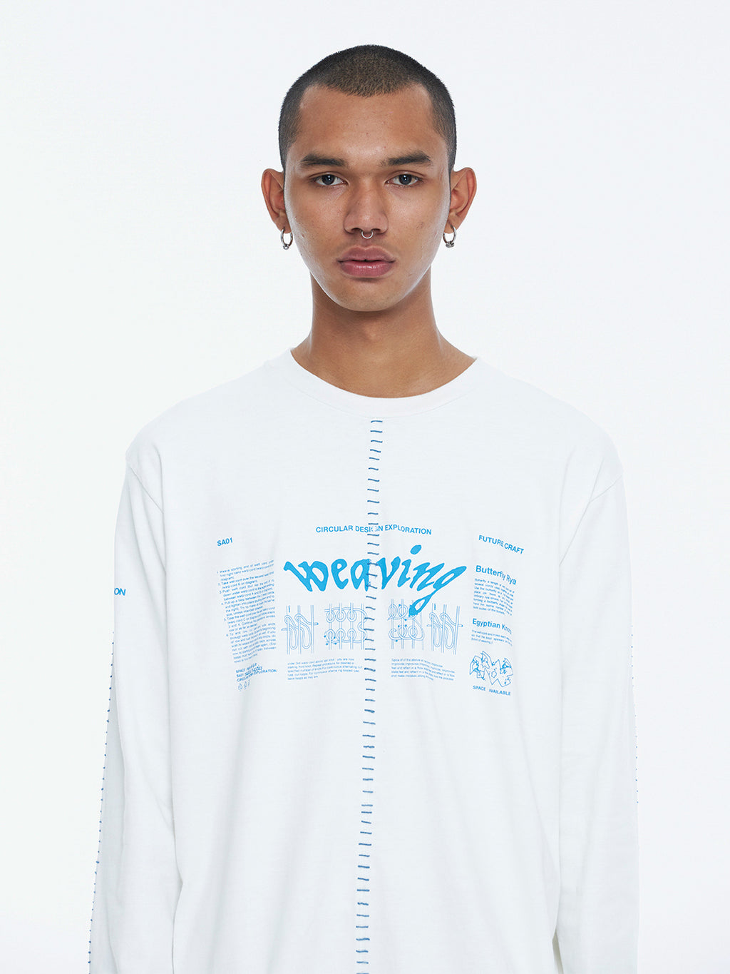 Artisan Weaving Long-Sleeve Natural
