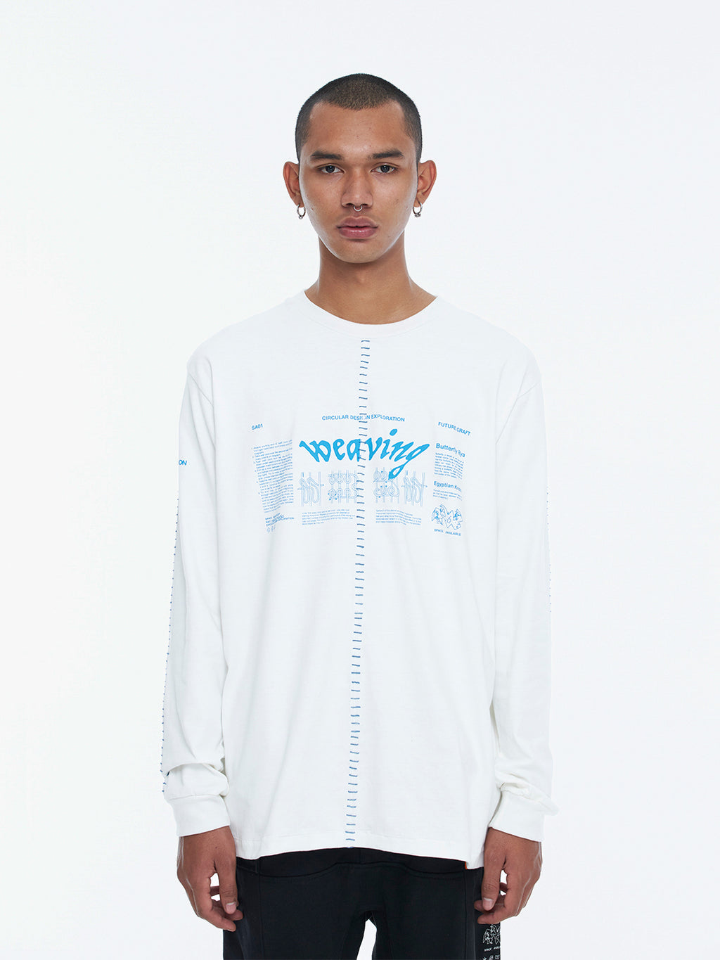 Artisan Weaving Long-Sleeve Natural