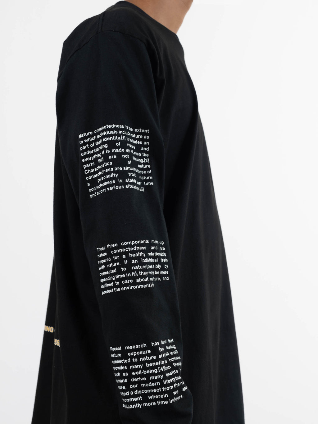 Utopia Dreams Long Sleeve T-Shirt Black