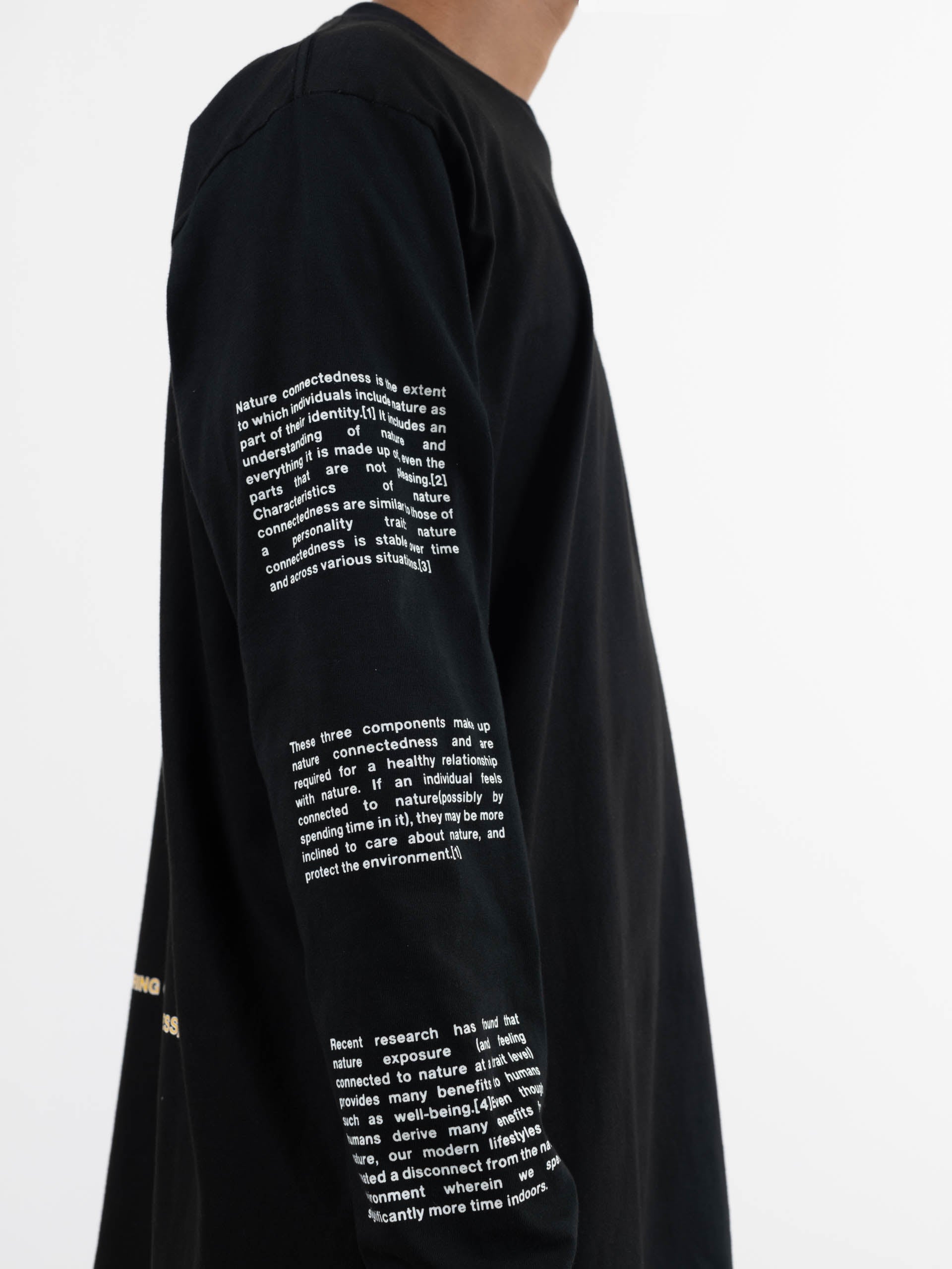 Utopia Dreams Long Sleeve T-Shirt Black