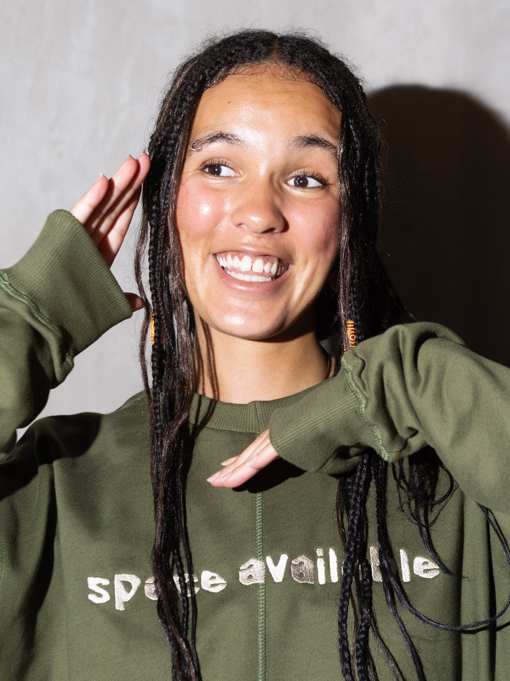 Radical Logo Sweatshirt Olive