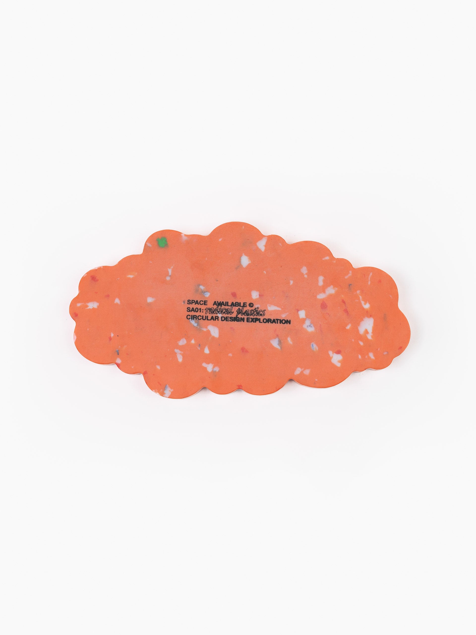 Clouded Desk Tray Orange