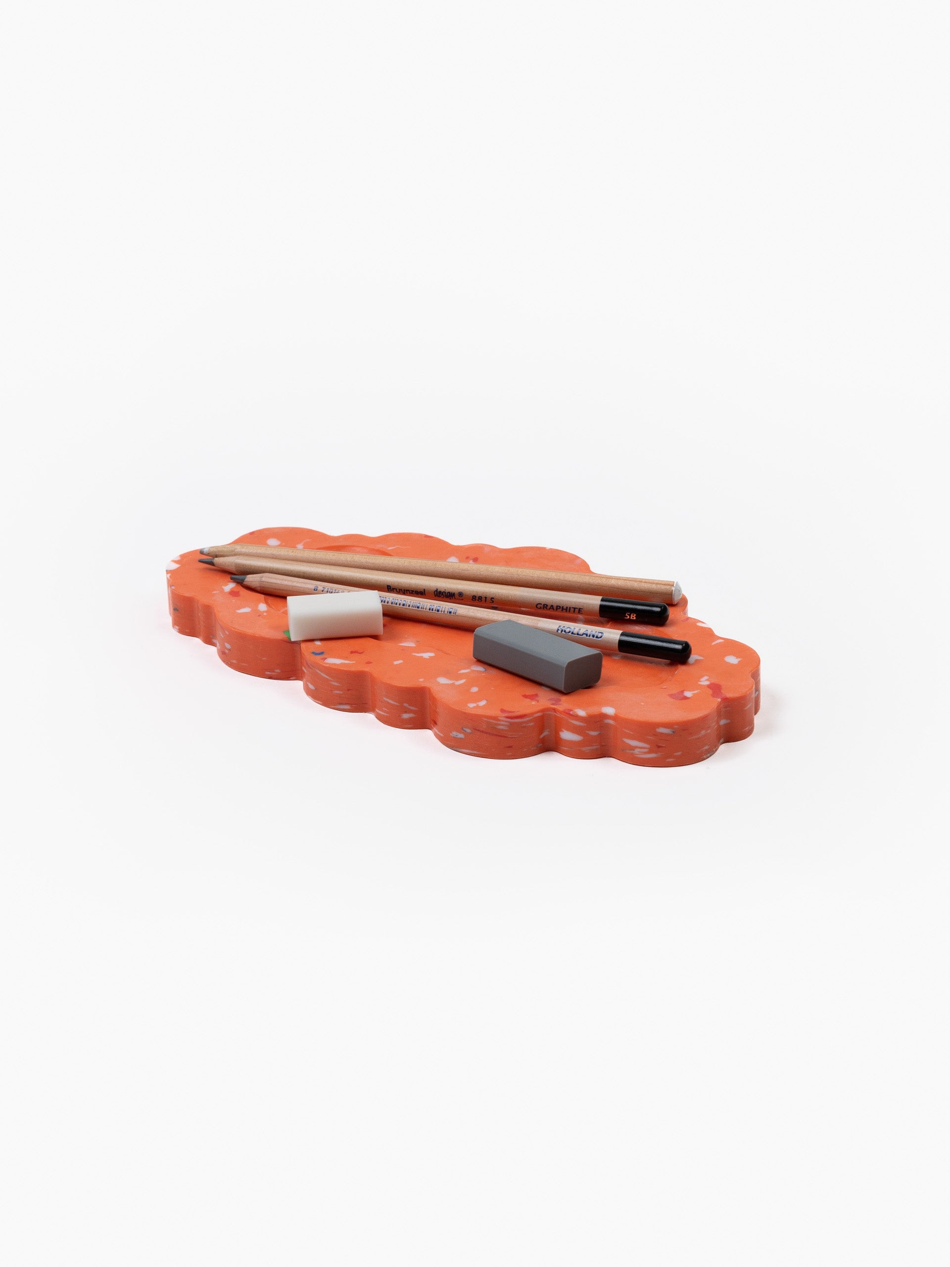 Clouded Desk Tray Orange