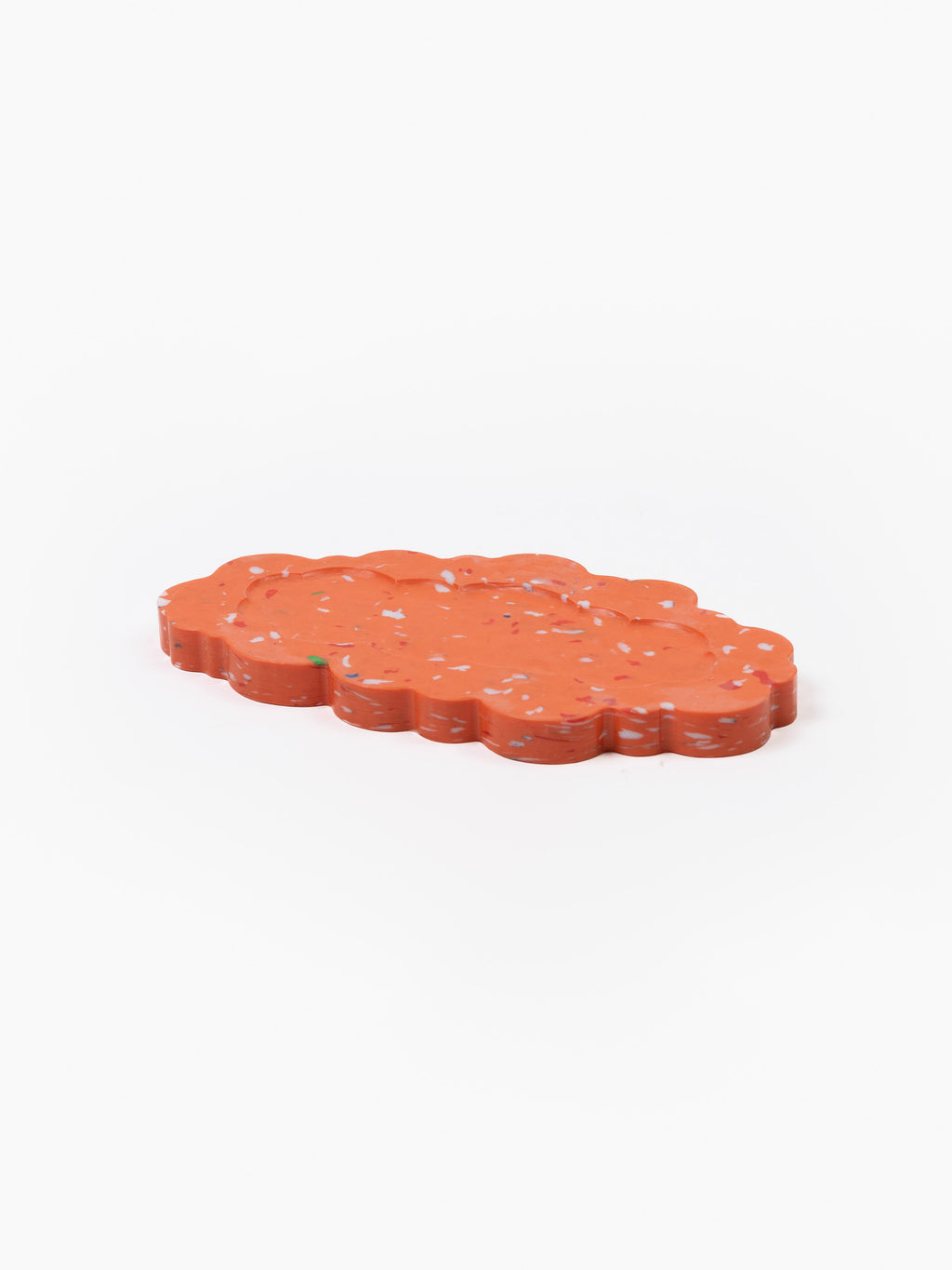 Clouded Desk Tray Orange