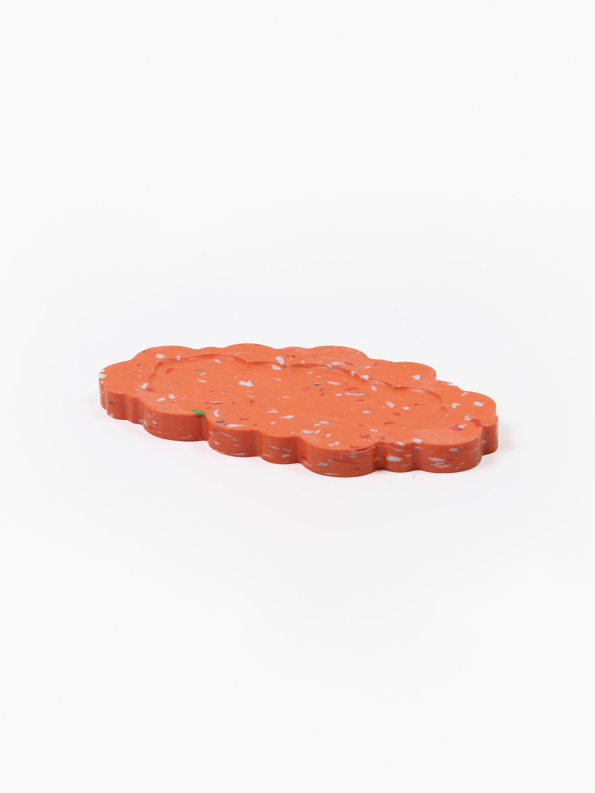 Clouded Desk Tray Orange