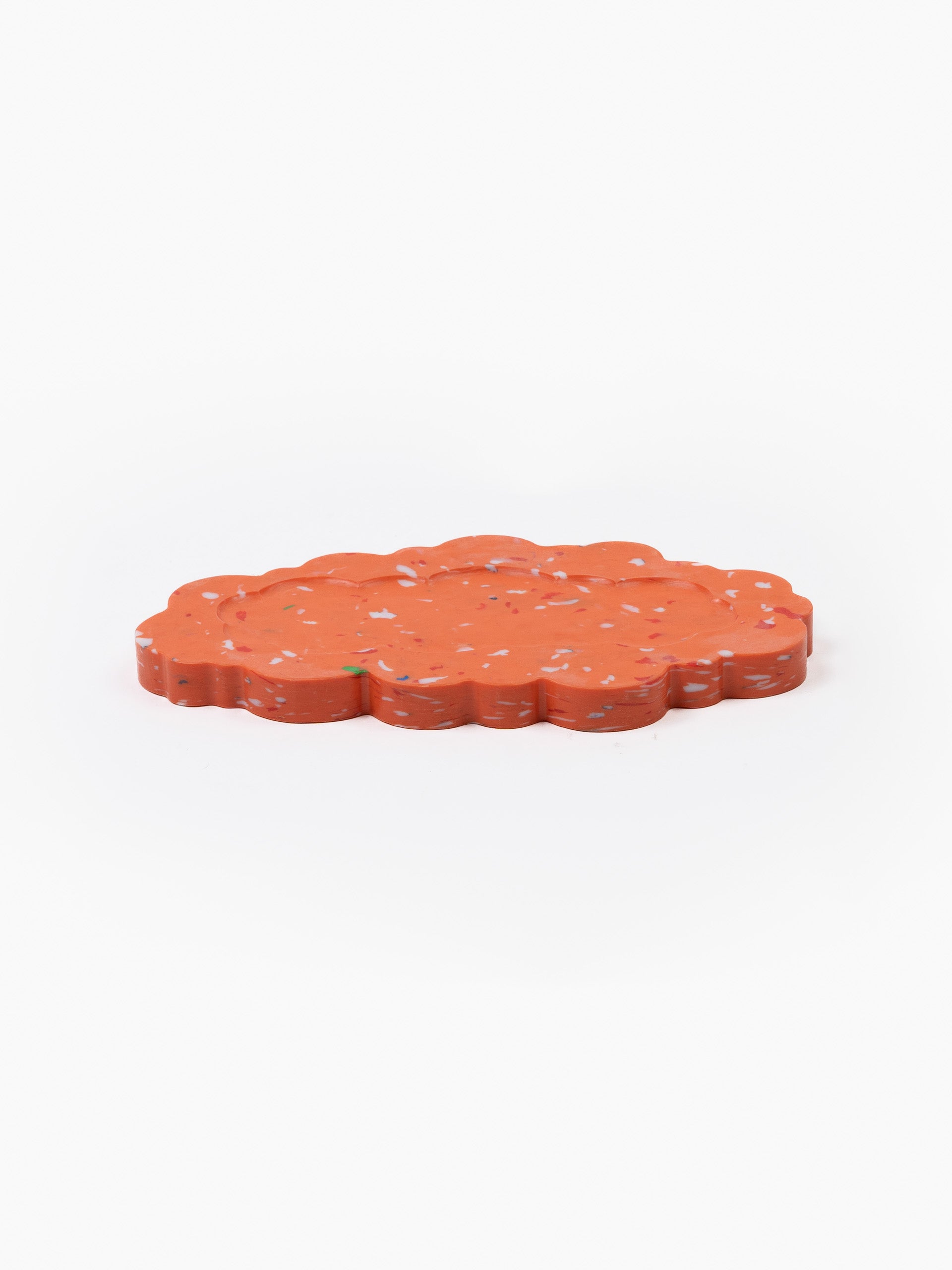 Clouded Desk Tray Orange
