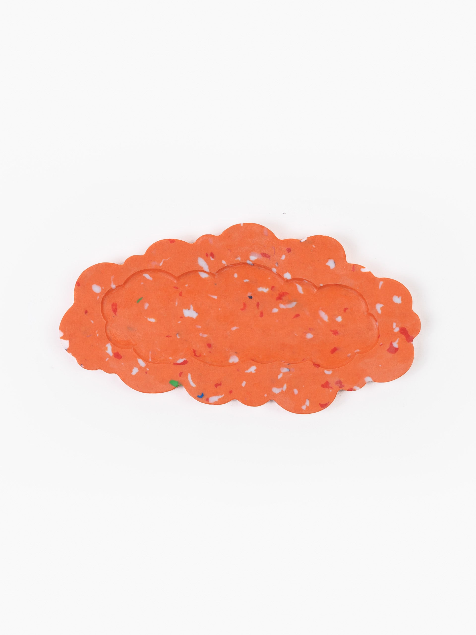 Clouded Desk Tray Orange