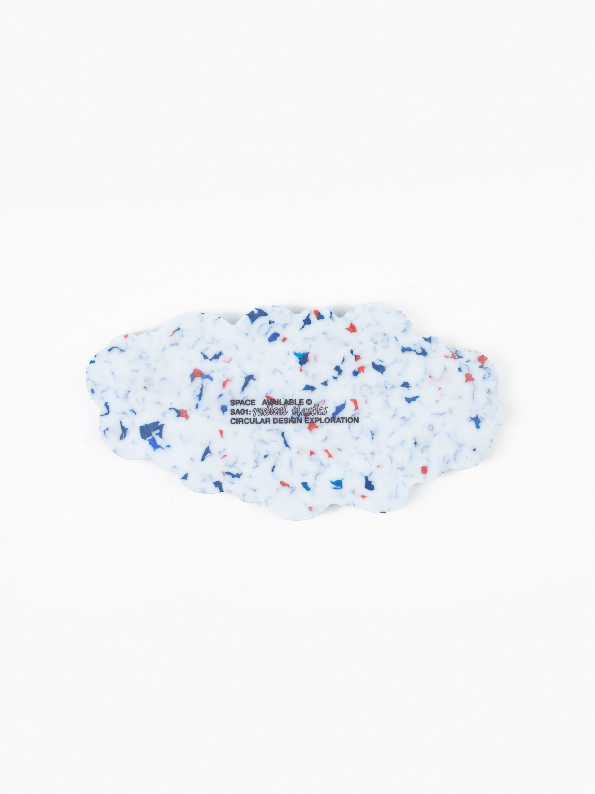 Clouded Desk Tray White