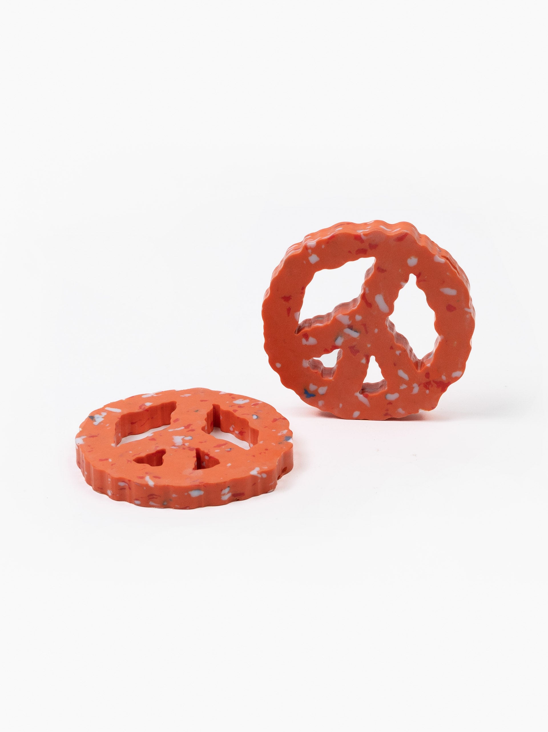 Clouded Peace Coaster set of 4 Orange
