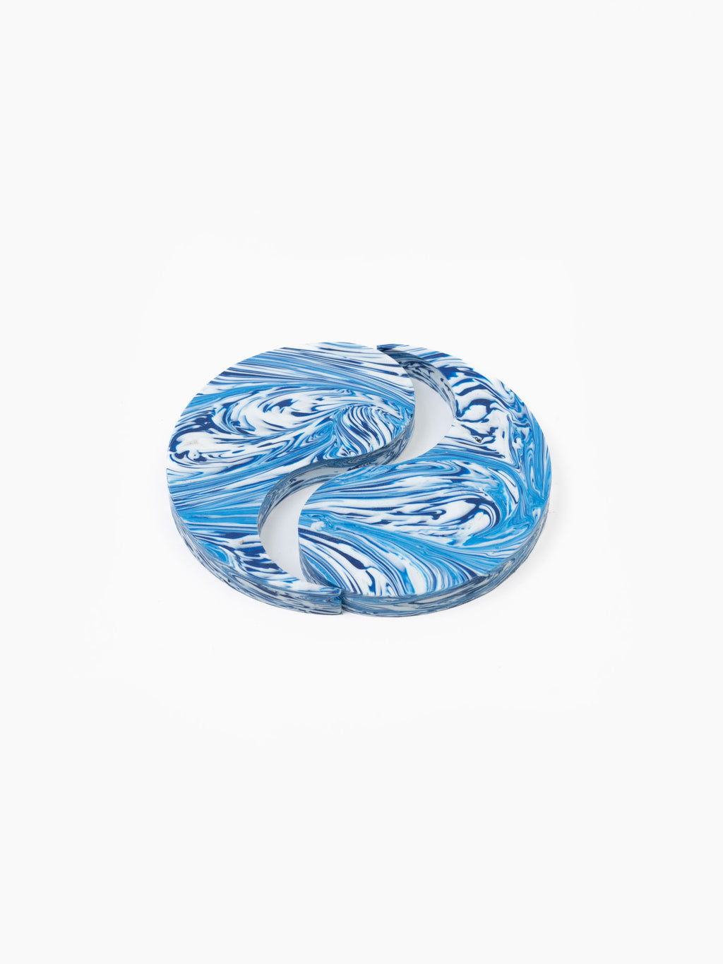 Dualism Recycled Plastic Coasters Set of 4 Blue