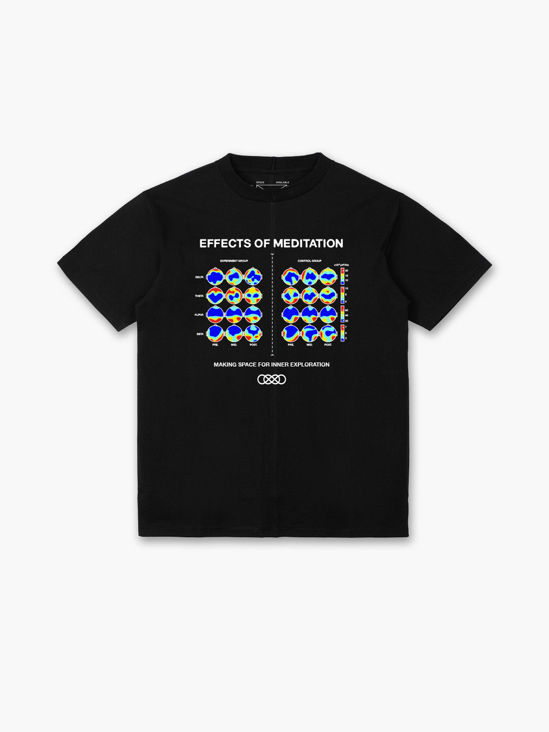 Effects of Meditation T-Shirt Black