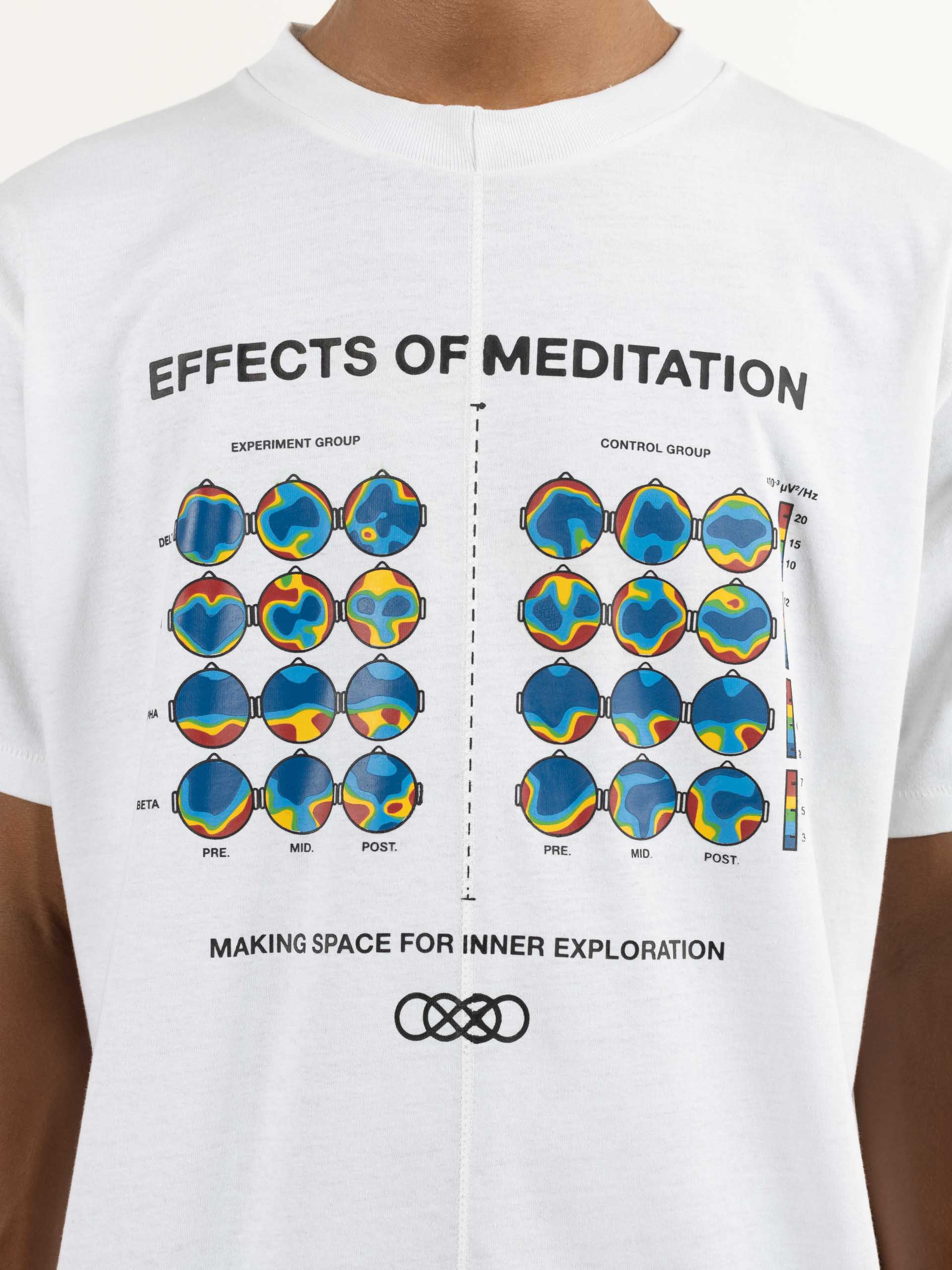 Effects of Meditation T-Shirt White