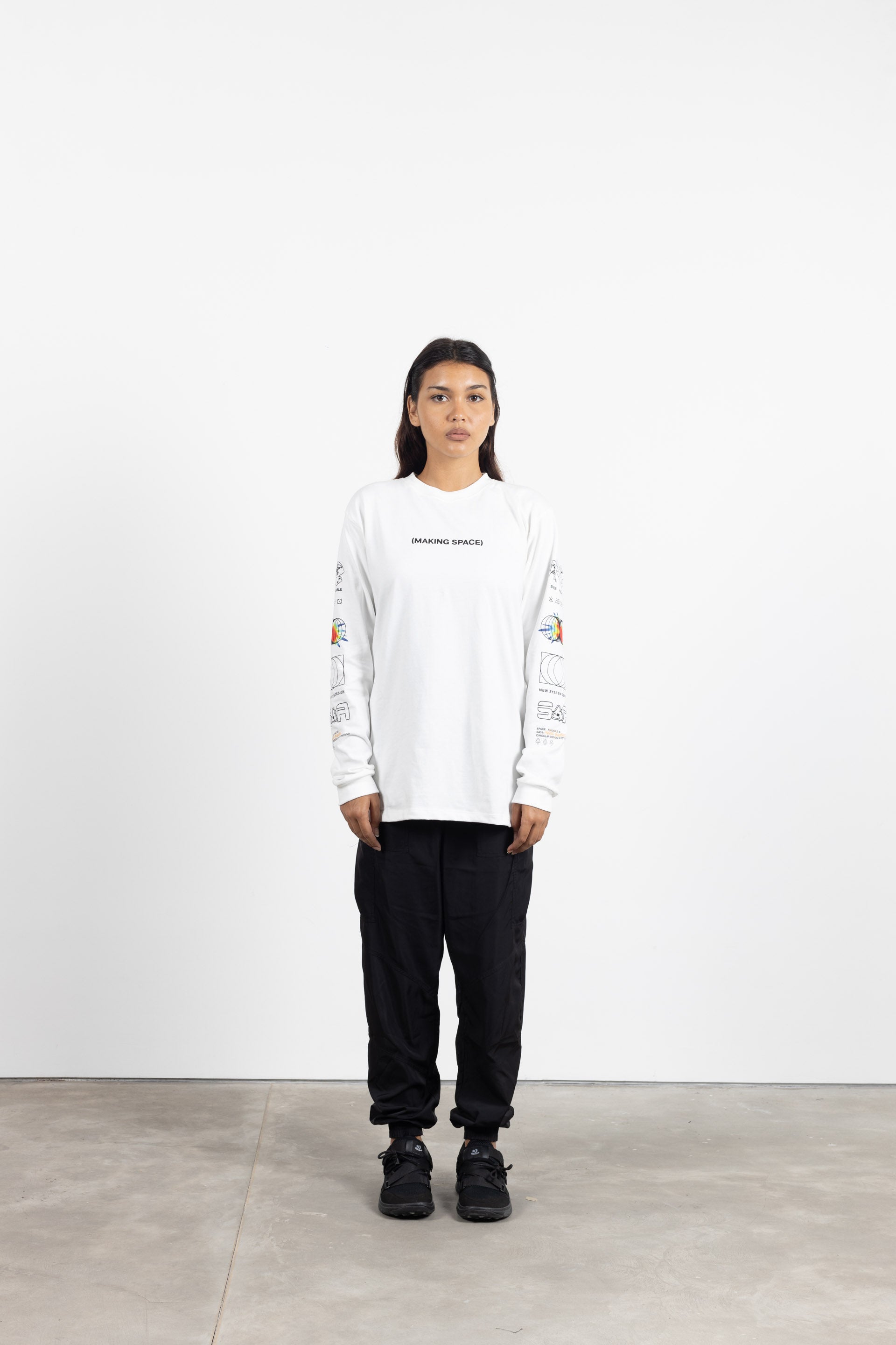 Upcycled White T-Shirt | Making Space Effect Series – Space 