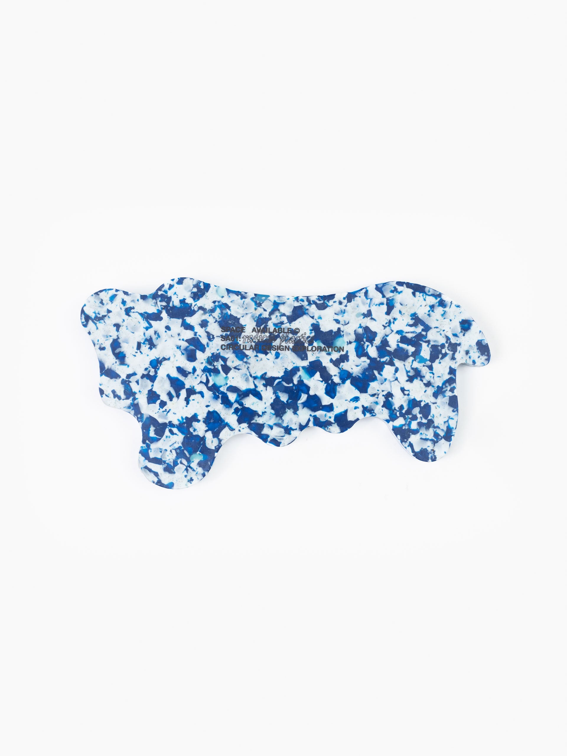 Melting Structures Desk Tray Blue