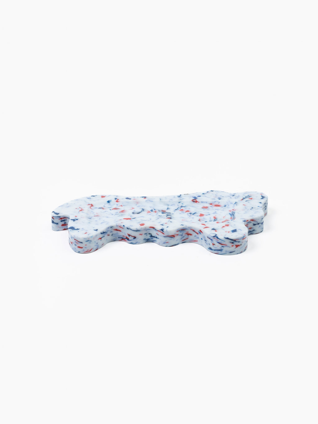 Melting Structures Desk Tray White