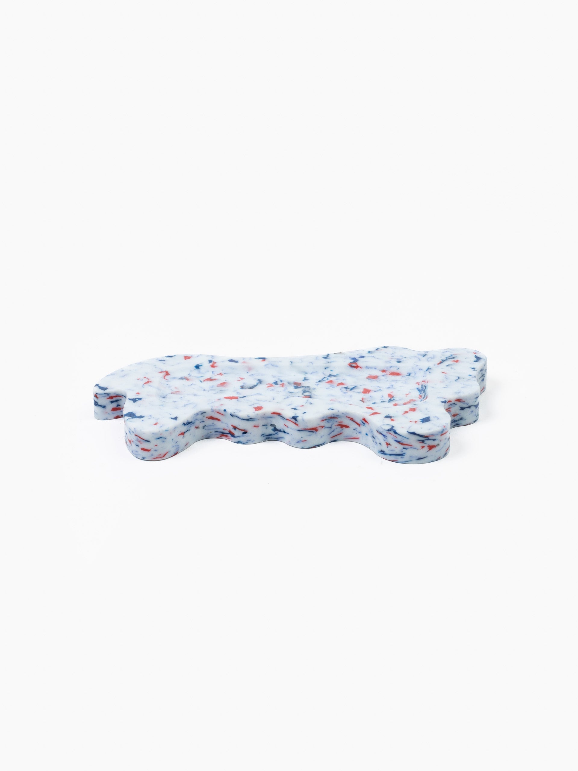 Melting Structures Desk Tray White