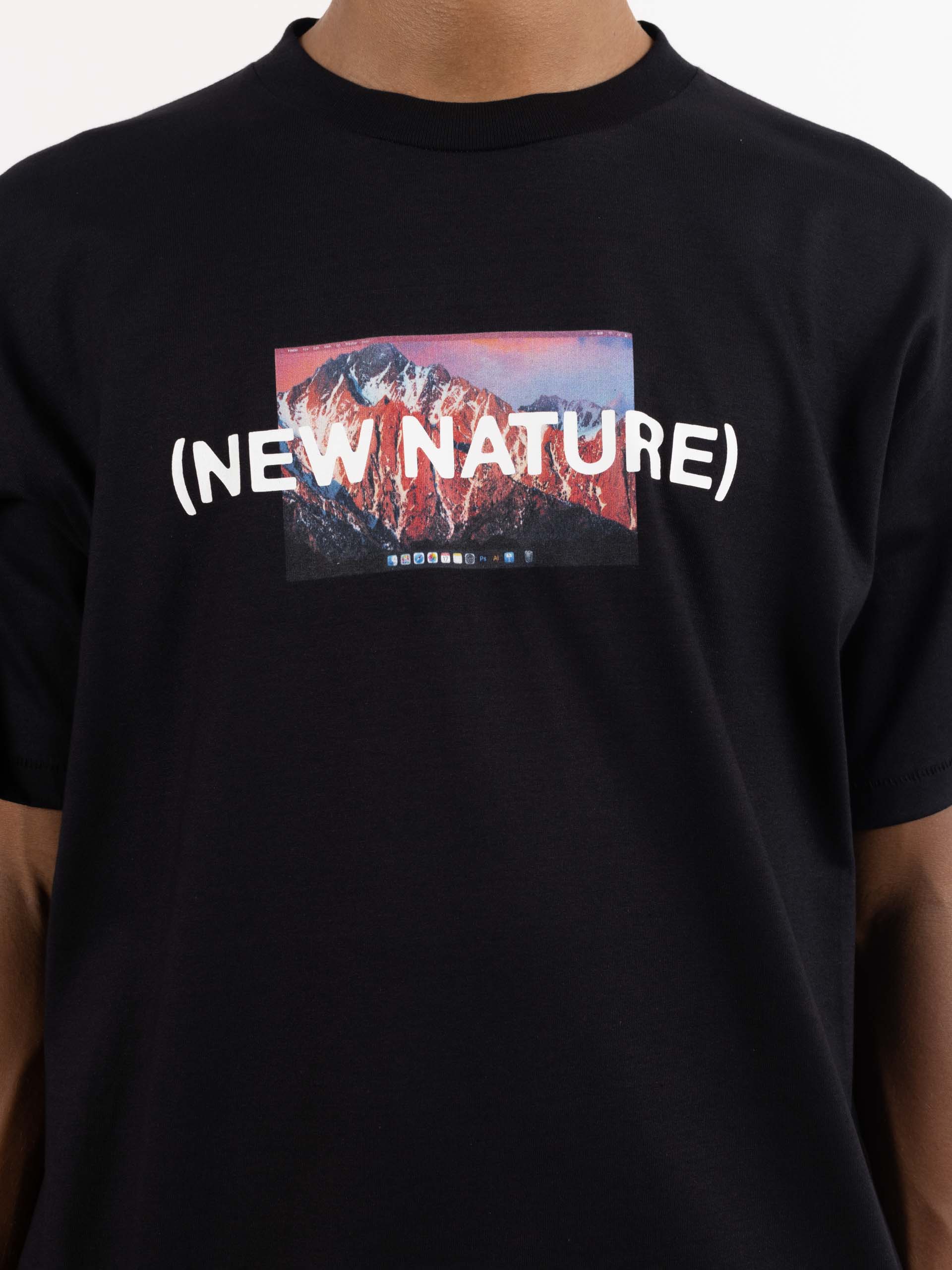 New Nature T-Shirt Black