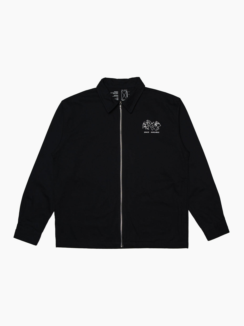 Upcycled Garment Work Jacket Black