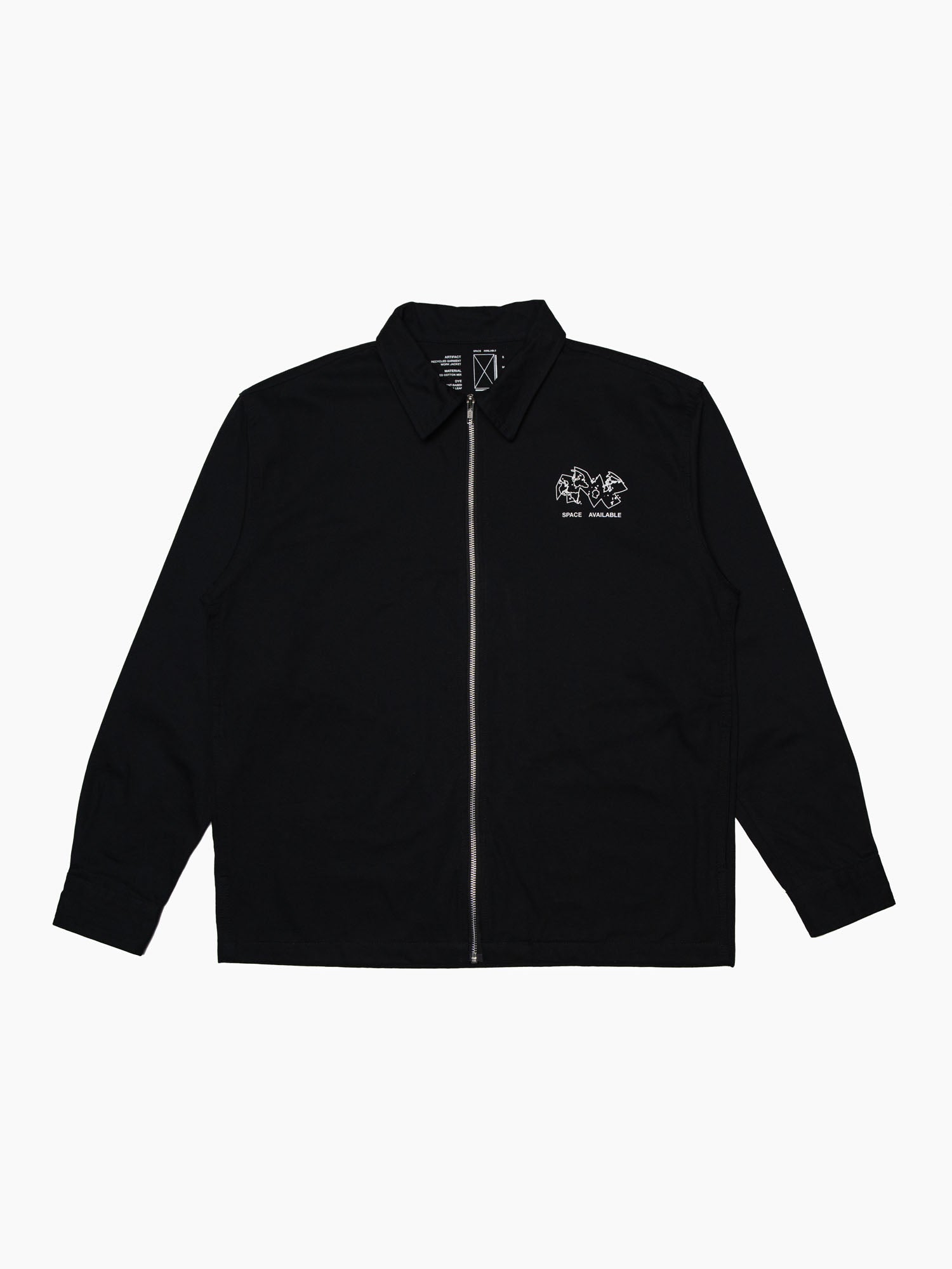 Upcycled Garment Work Jacket Black