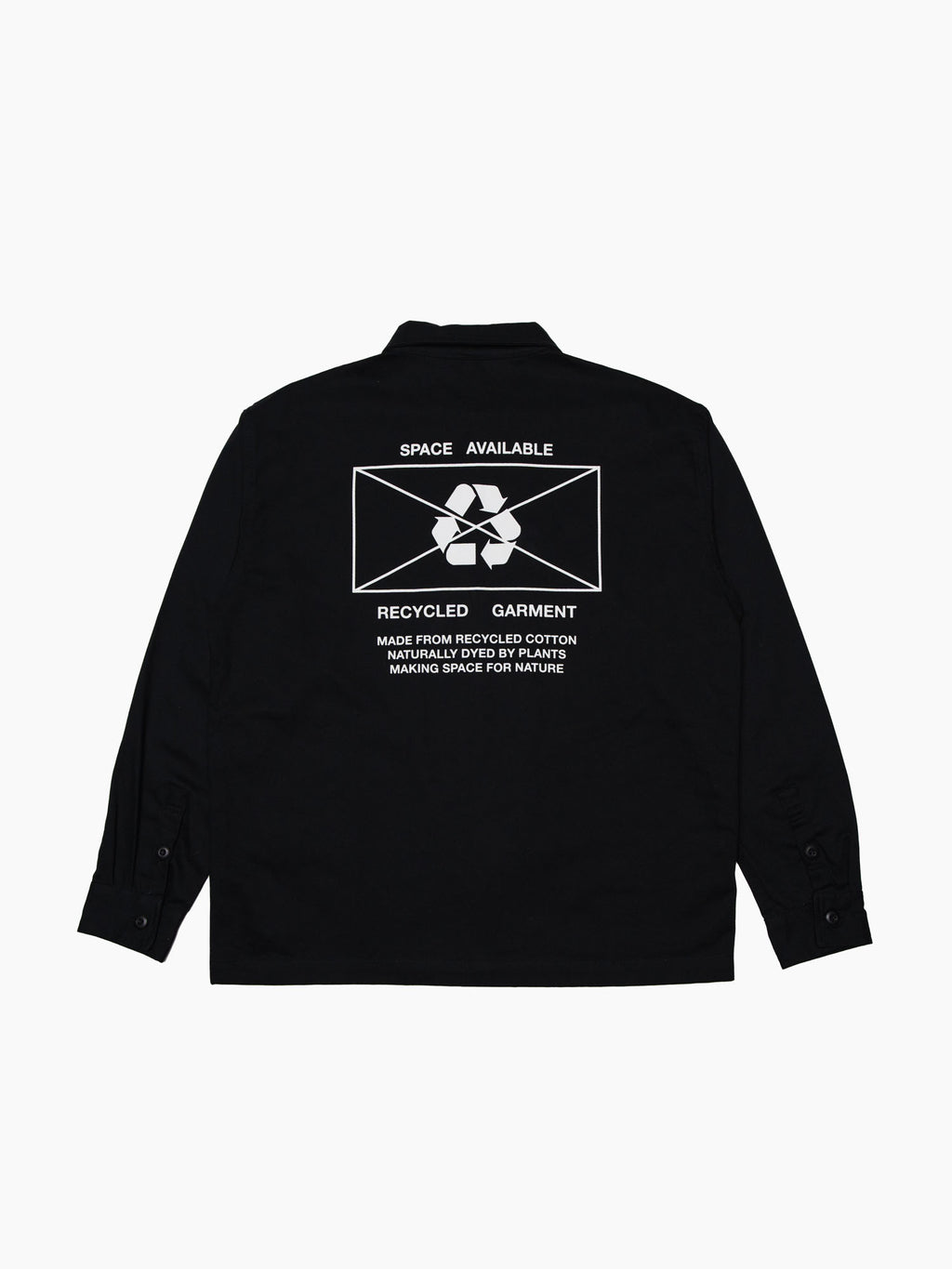 Upcycled Garment Work Jacket Black