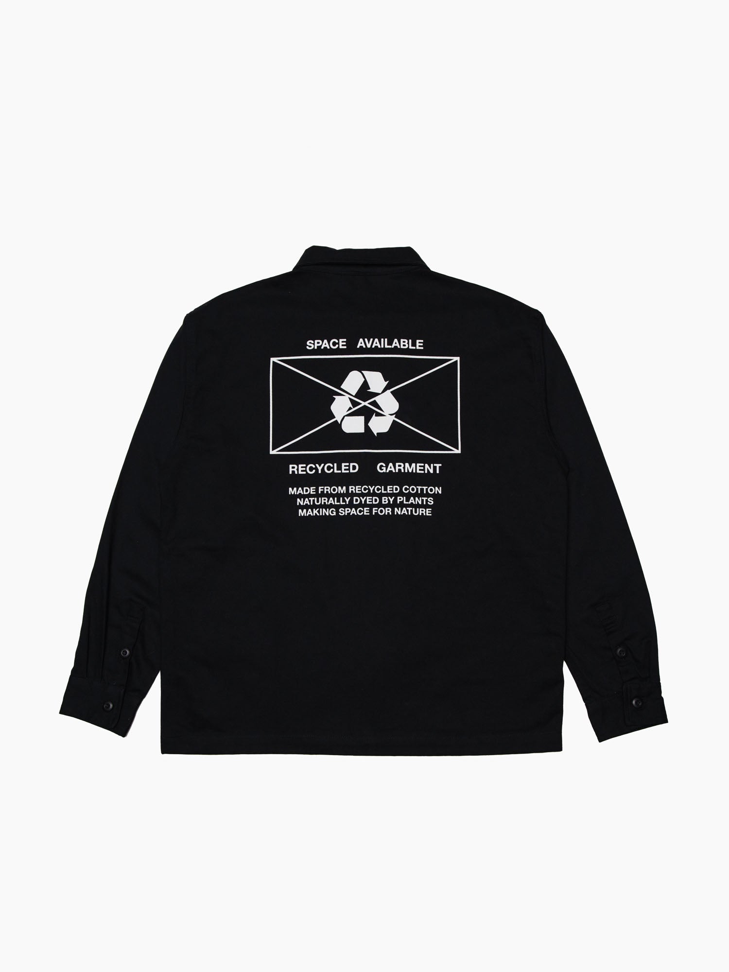 Upcycled Garment Work Jacket Black