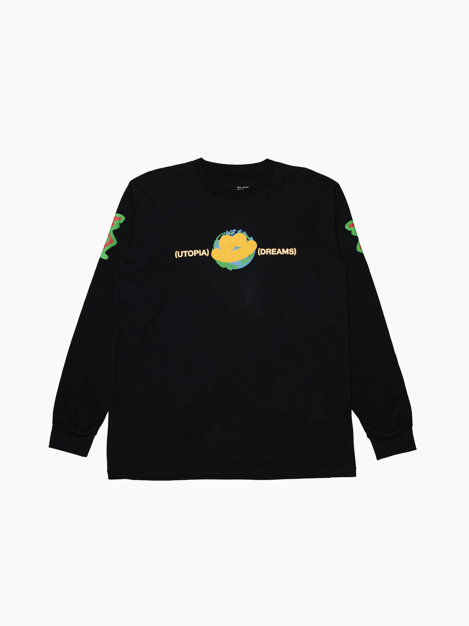 Utopia Dreams Long Sleeve T-Shirt Black