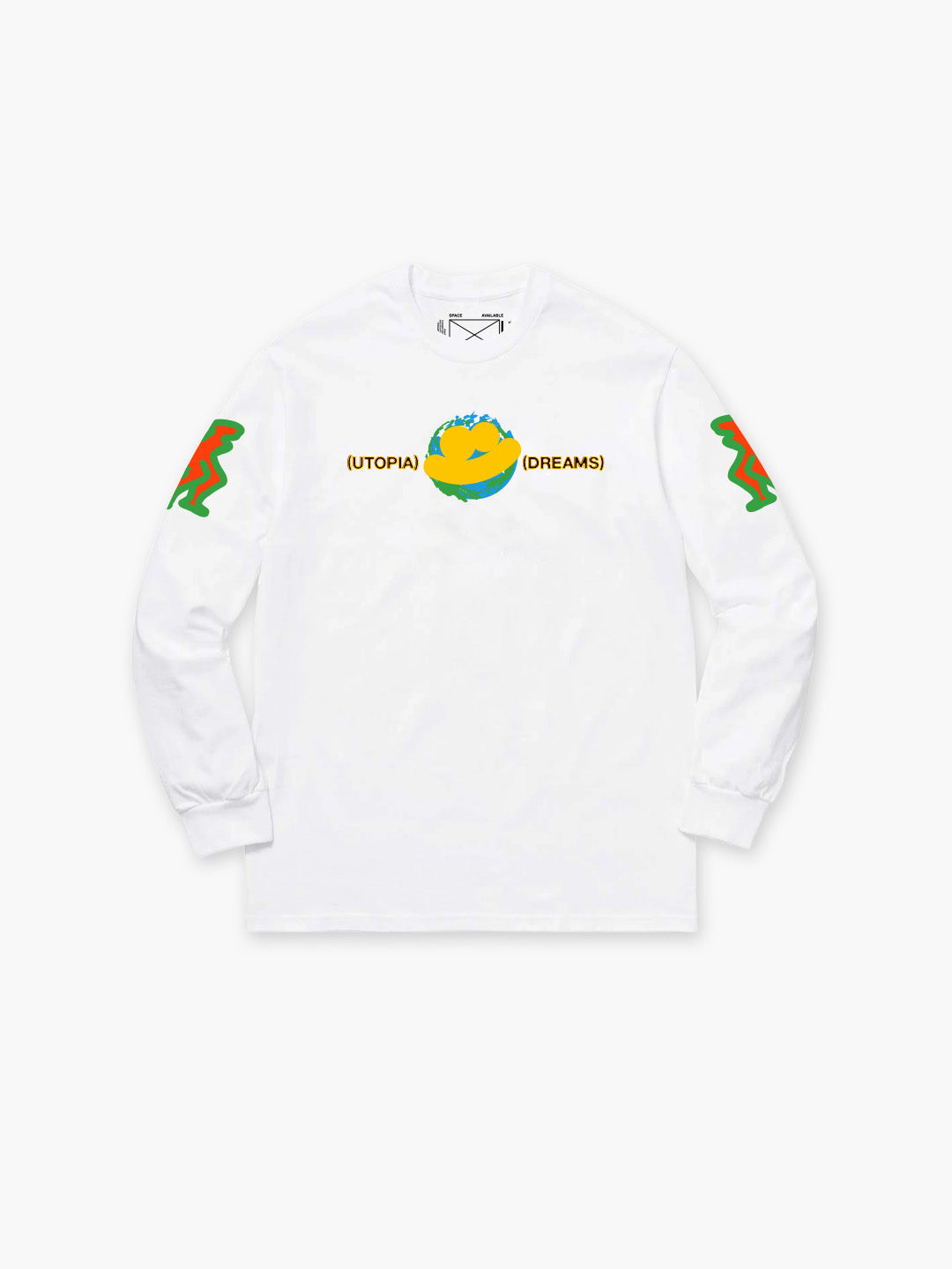 Utopia Dreams Long Sleeve T-Shirt White