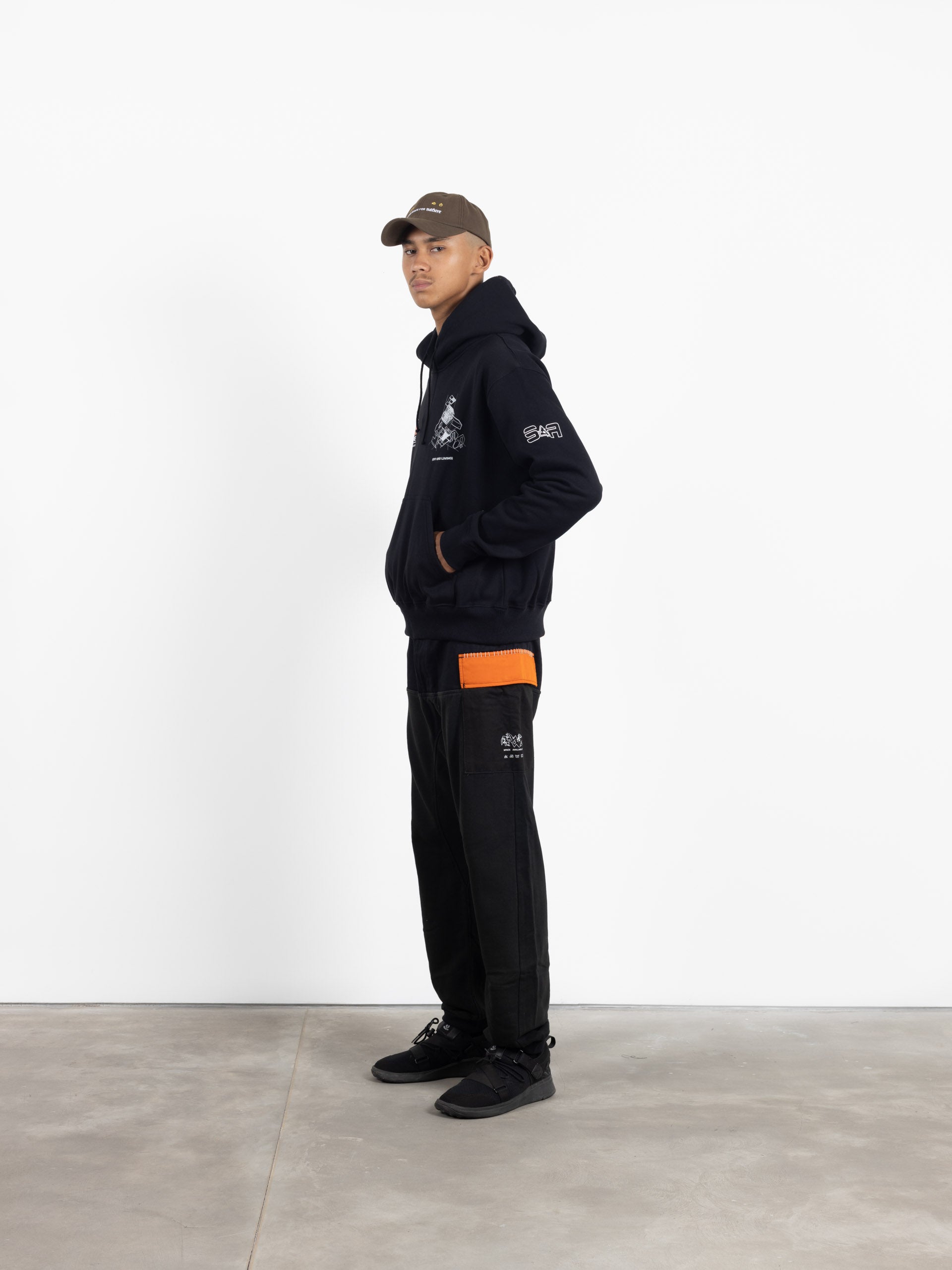 Utopian Architecture Hoodie Black – Space Available