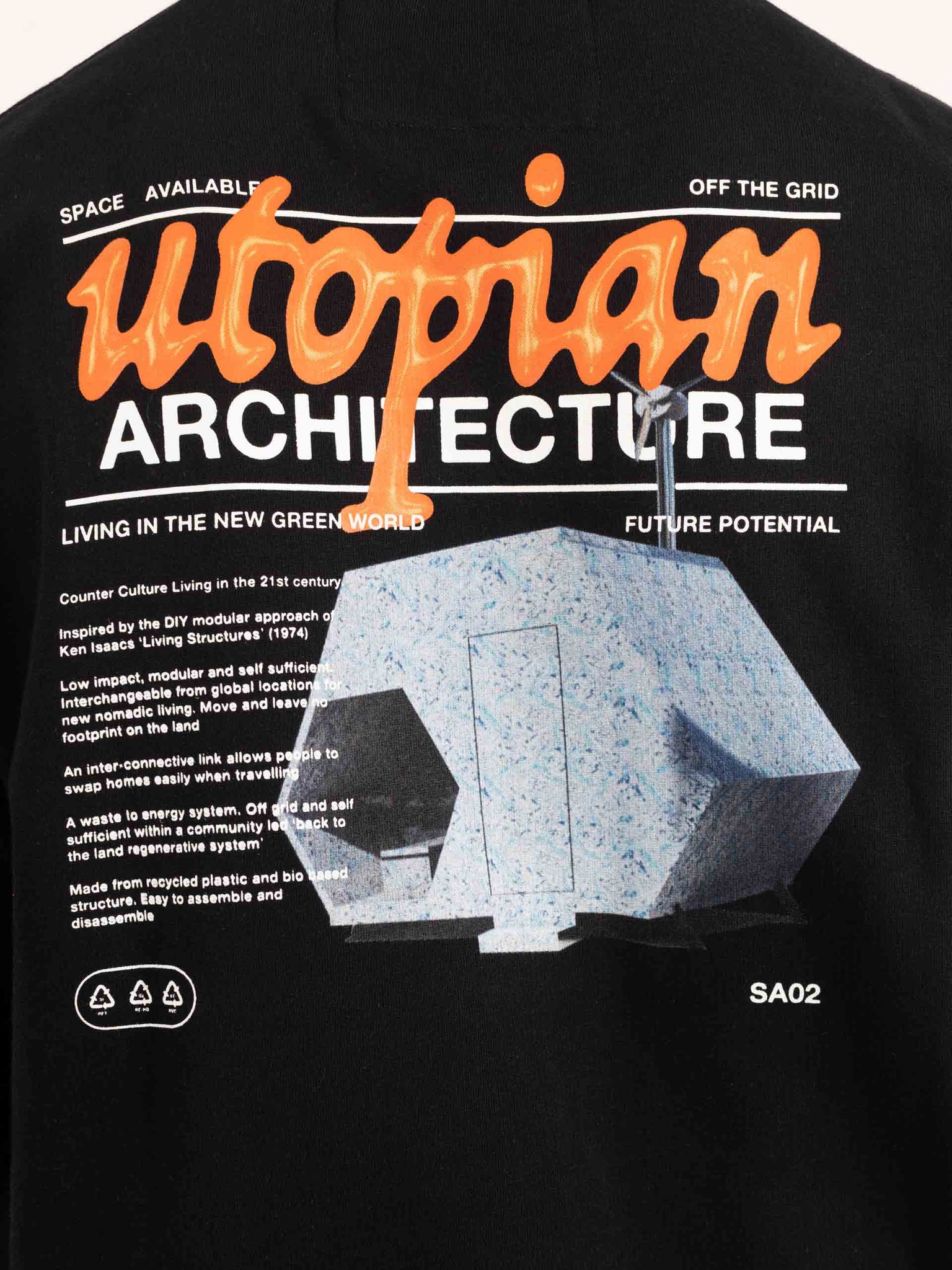 Utopian Architecture Sweat Black