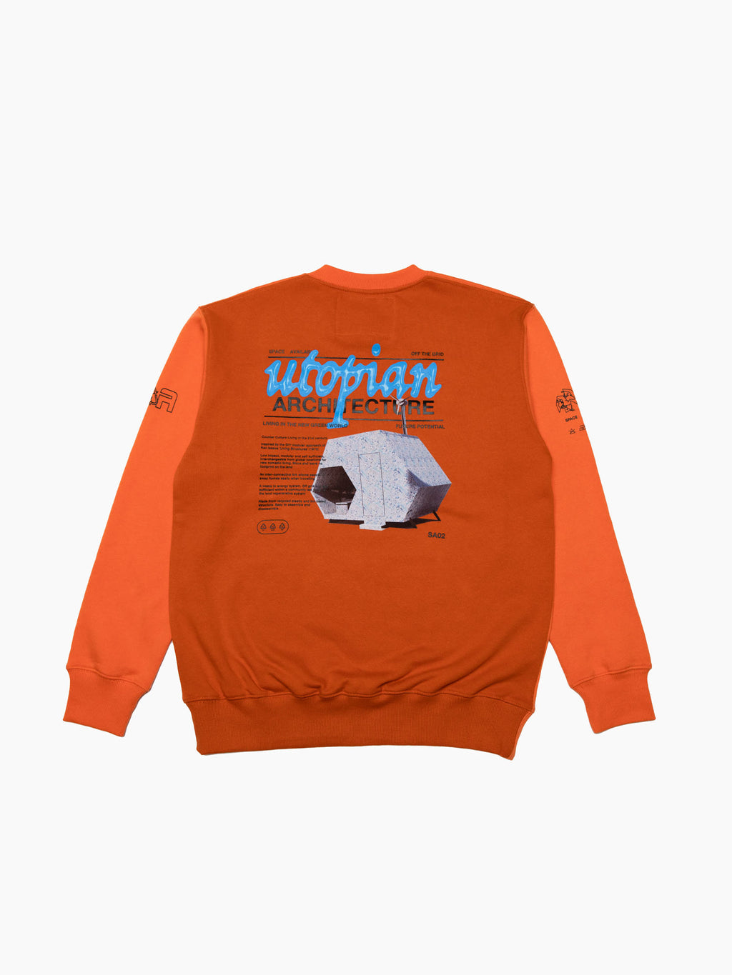 Utopian Architecture Sweat Orange