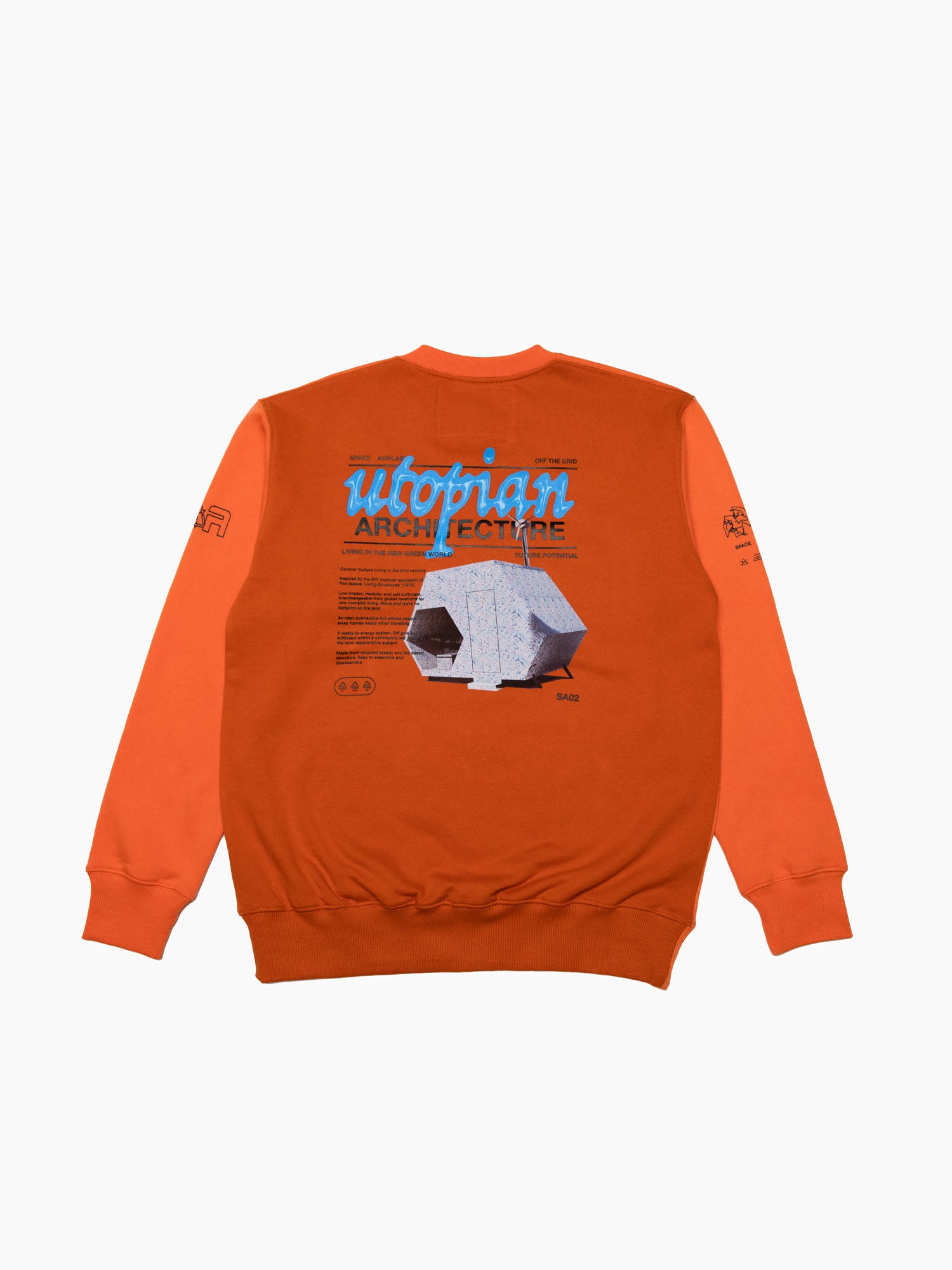 Utopian Architecture Sweat Orange
